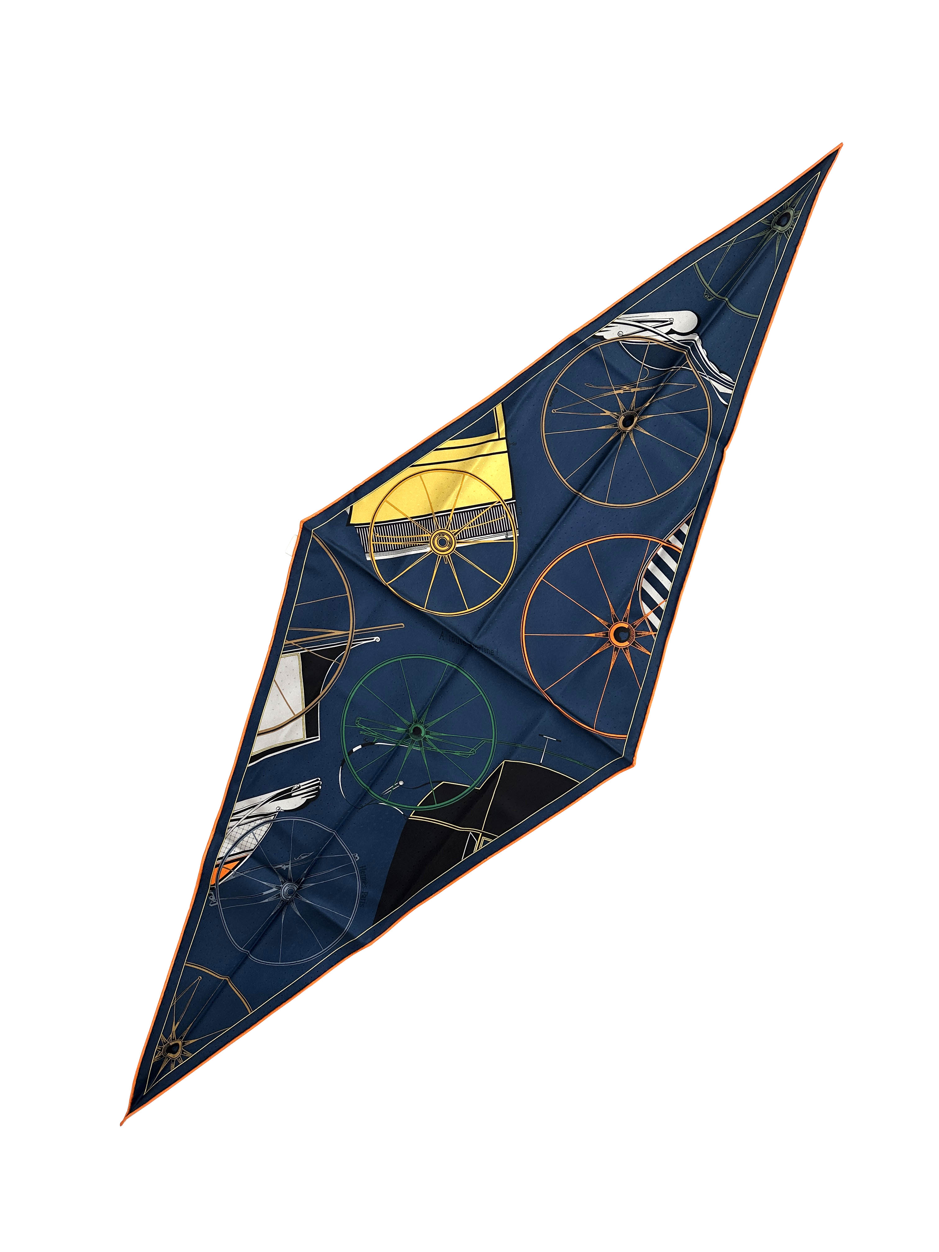 Hermès A Toute Berline! Jacquard Losange