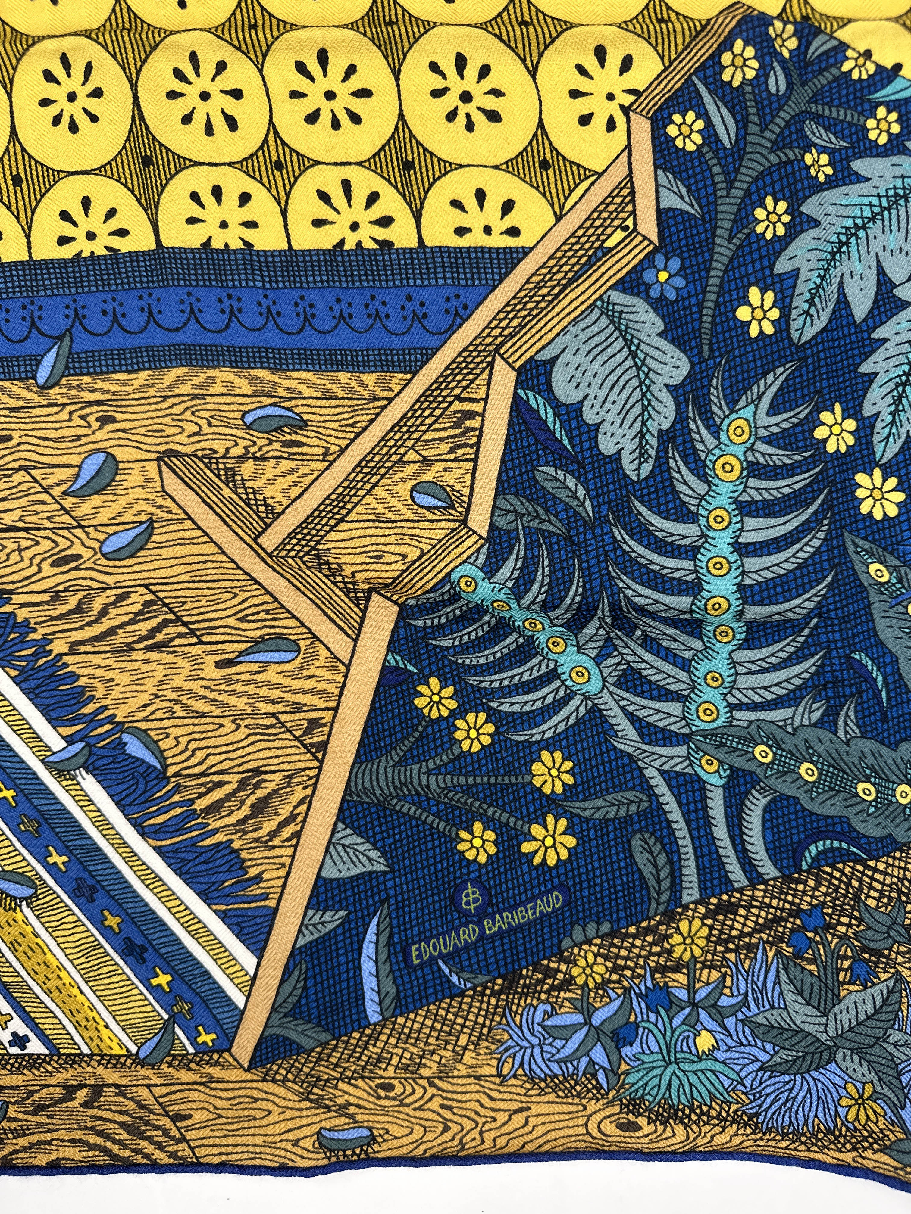 Hermès Acte III, Scene I, La Clairiere Cashmere Silk 140