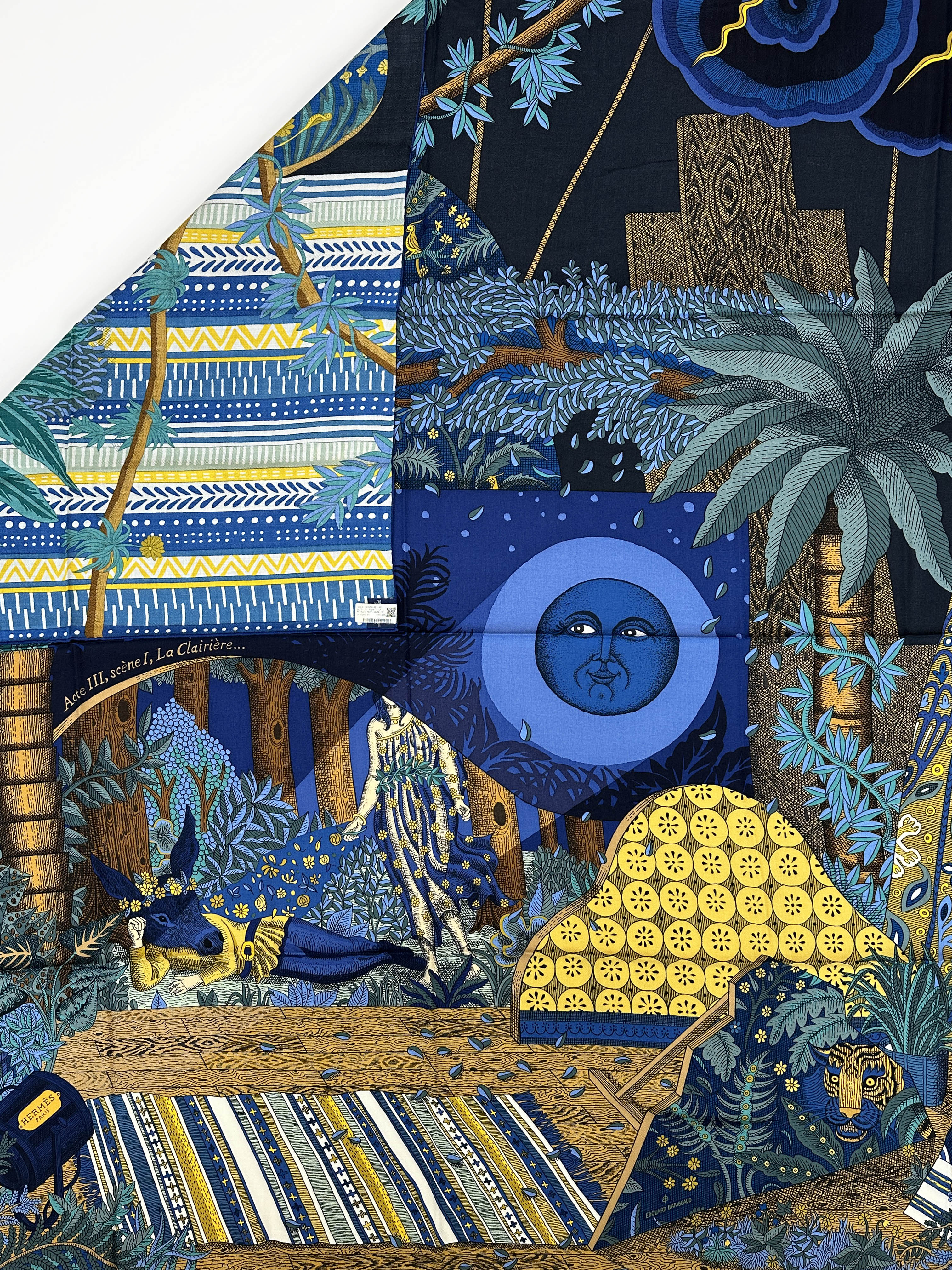 Hermès Acte III, Scene I, La Clairiere Cashmere Silk 140