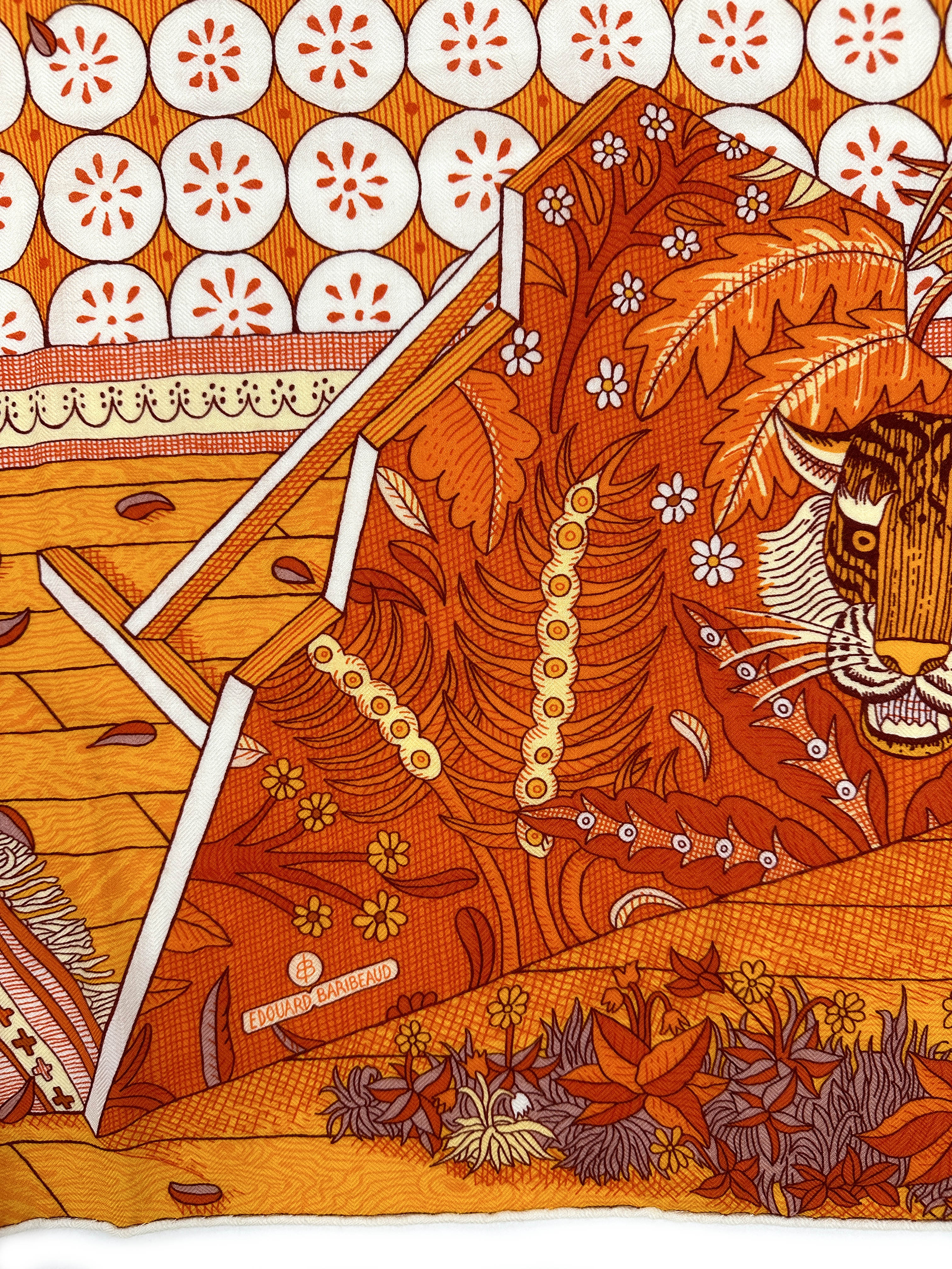 Hermès Act III, Scene I, La Clairiere Cashmere Silk 140
