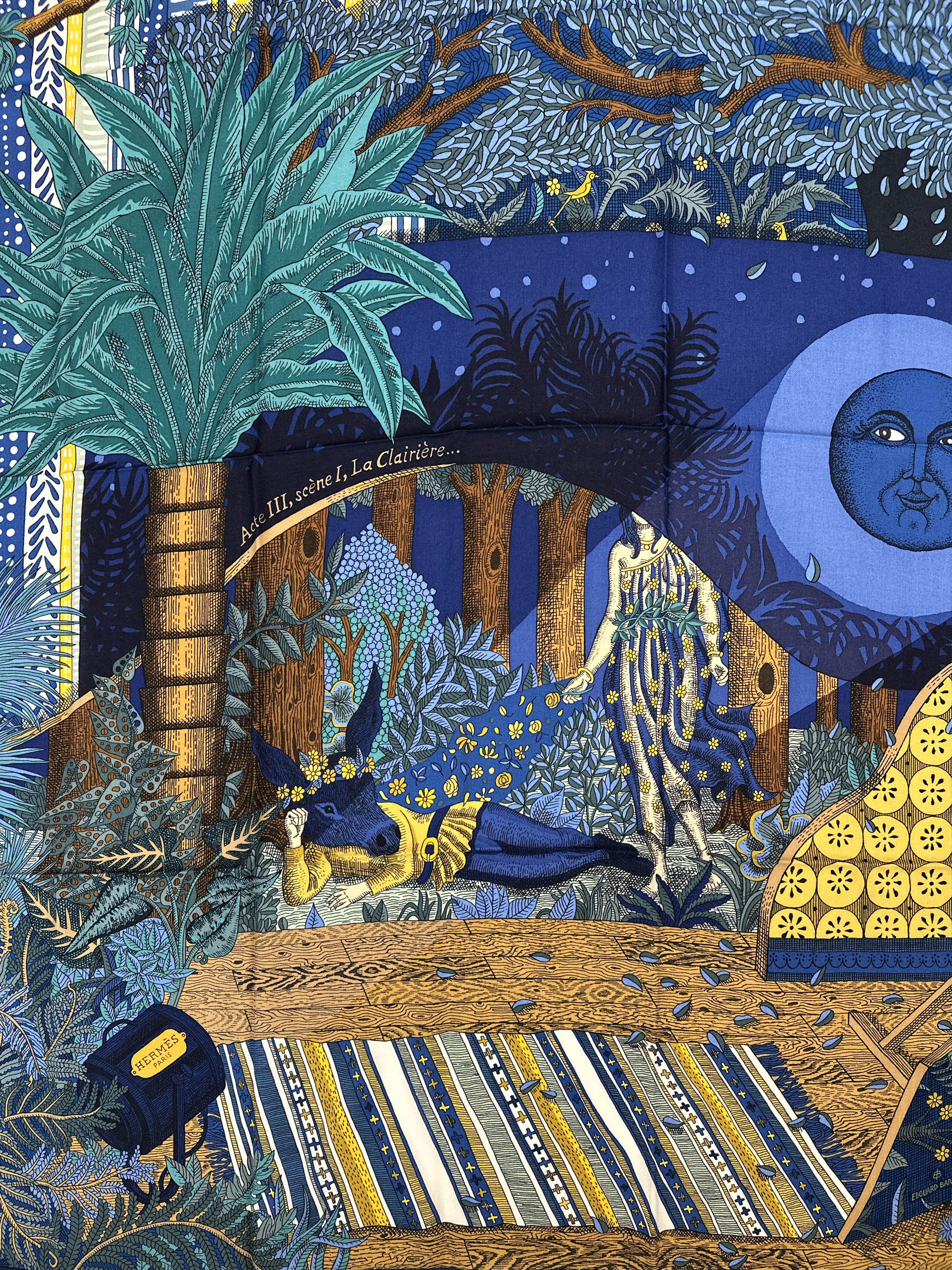 Hermès Acte III, Scene I, La Clairiere Cashmere Silk 140