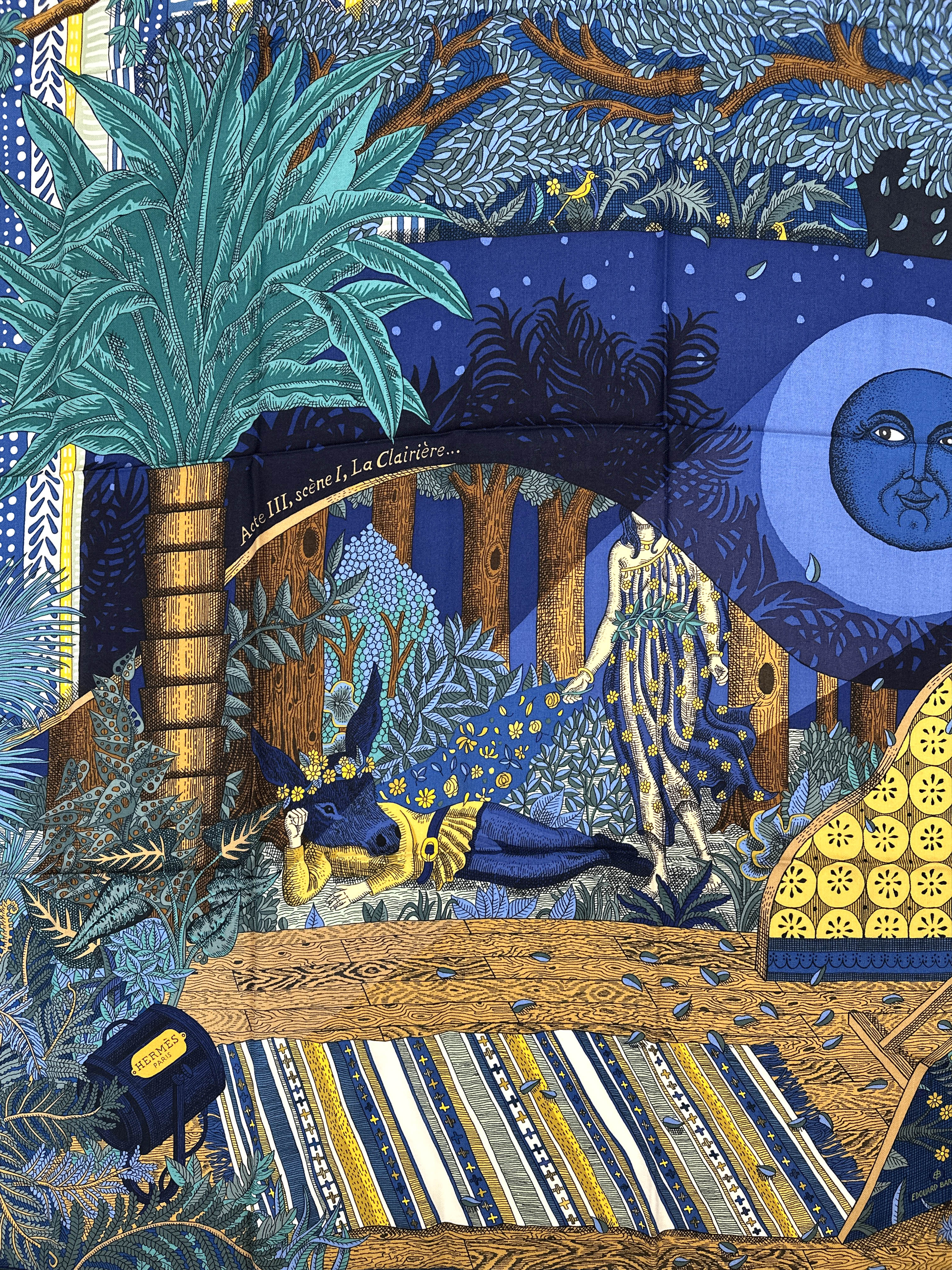 Hermès Acte III, Scene I, La Clairiere Cashmere Silk 140