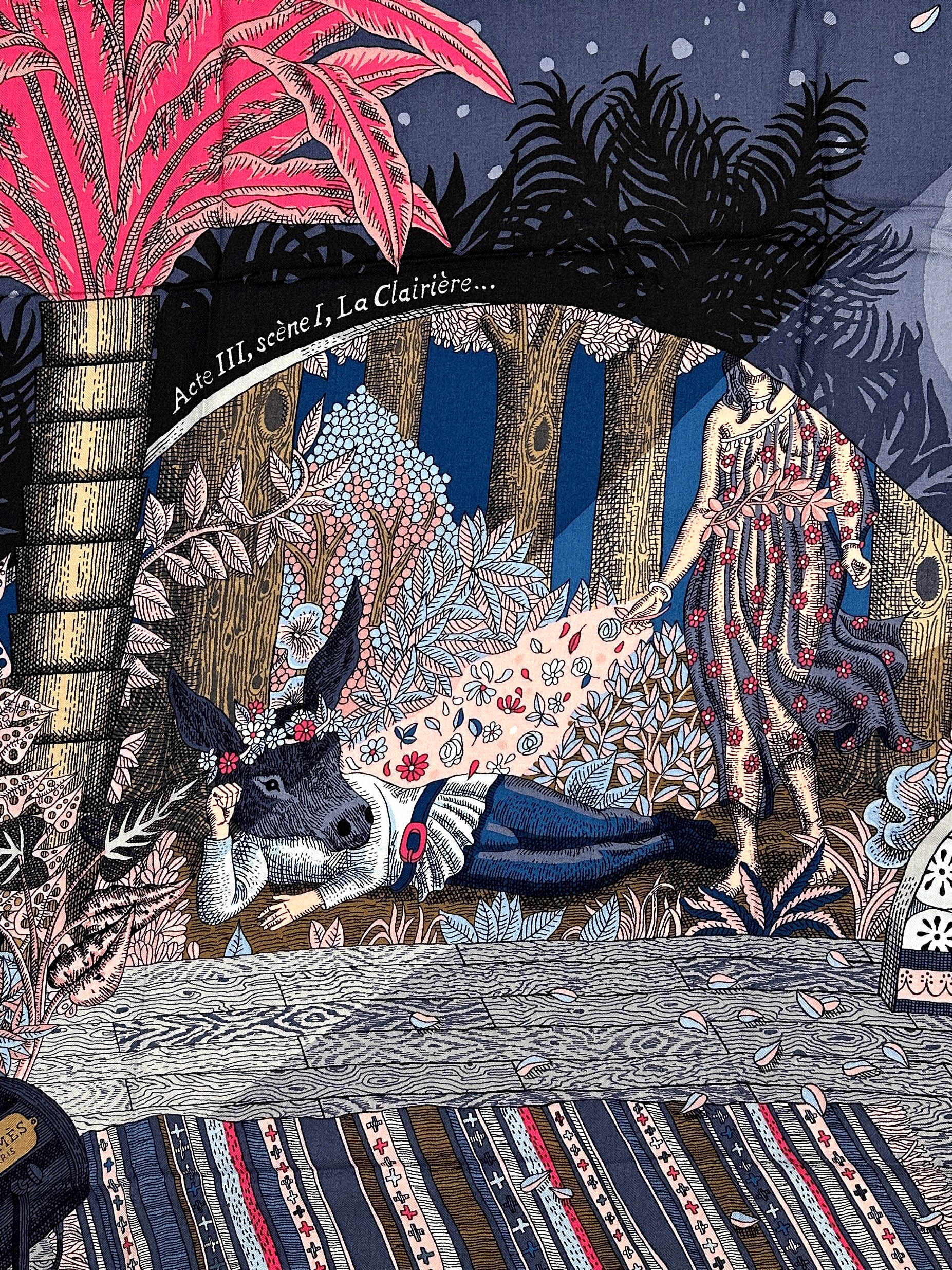 Hermès Act III, Scene I, La Clairiere Cashmere Silk 140