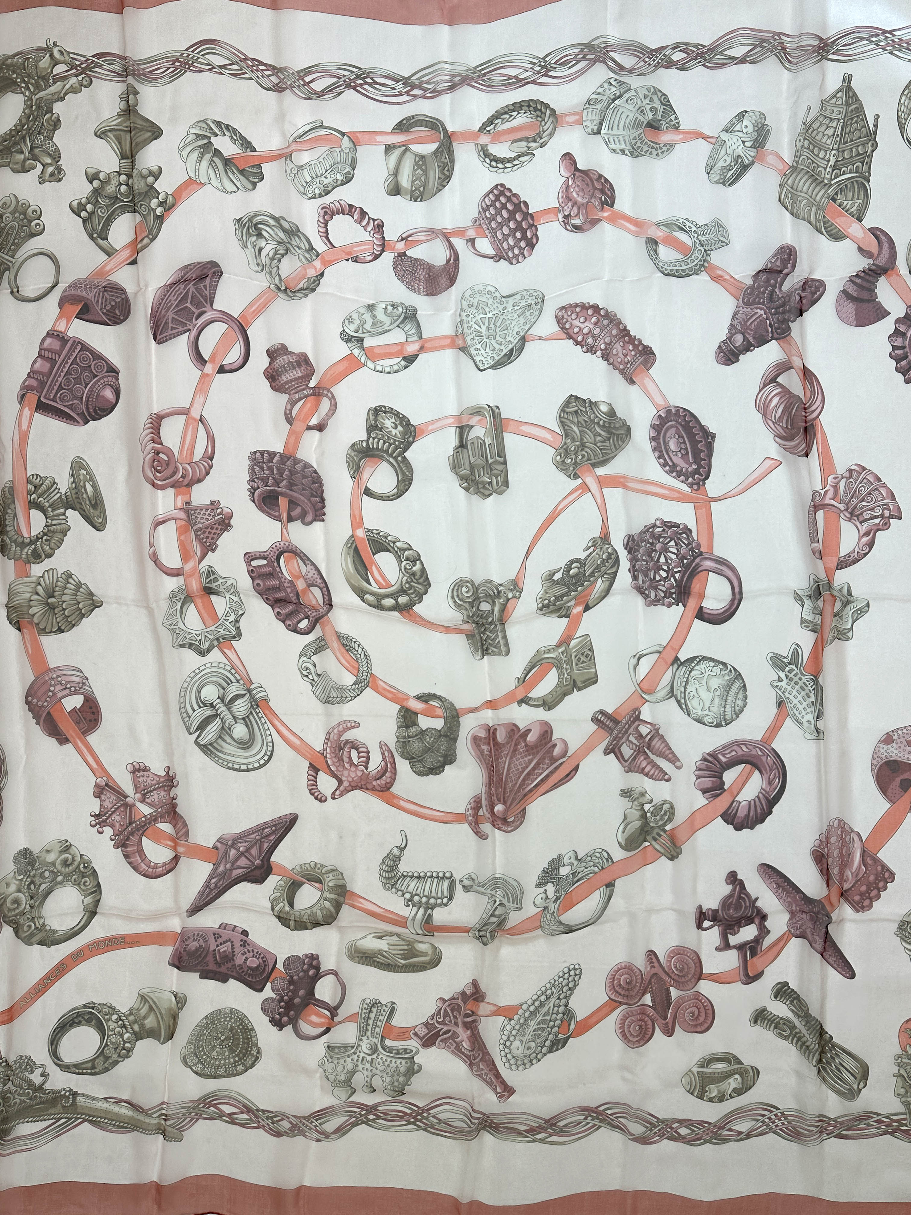 Hermès Alliances du Monde Mousseline 140