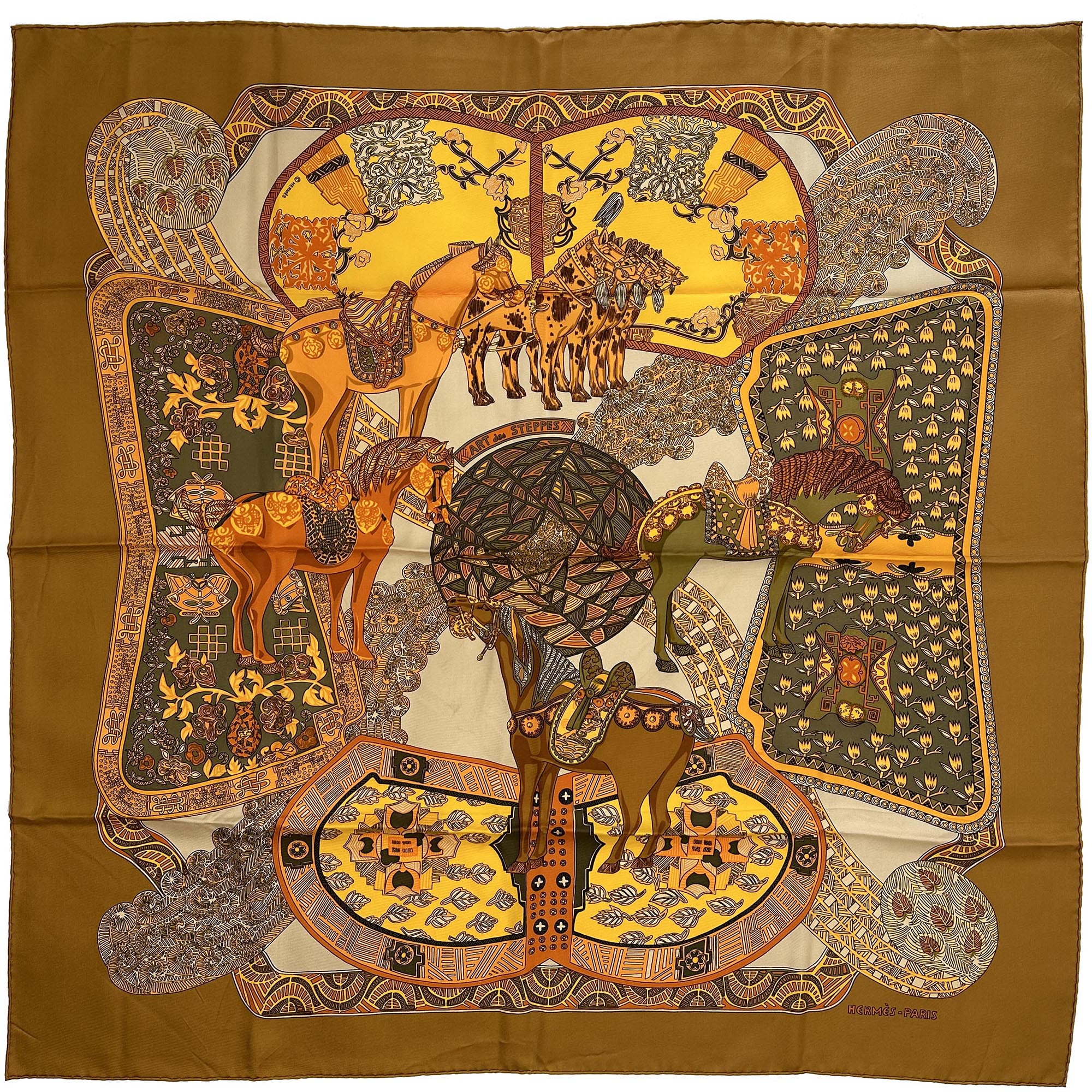 Hermès Art des Steppes 90