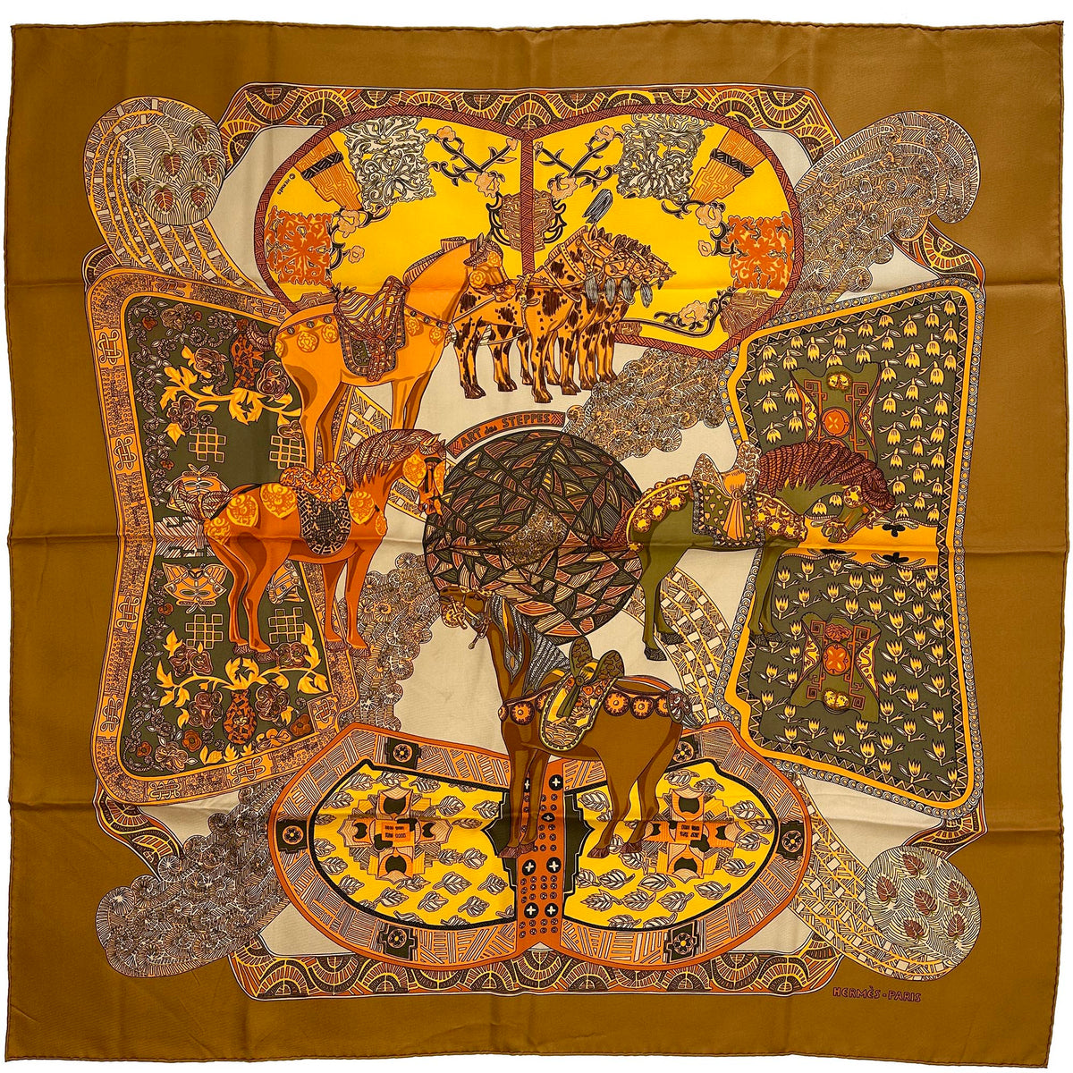Hermès Art des Steppes 90