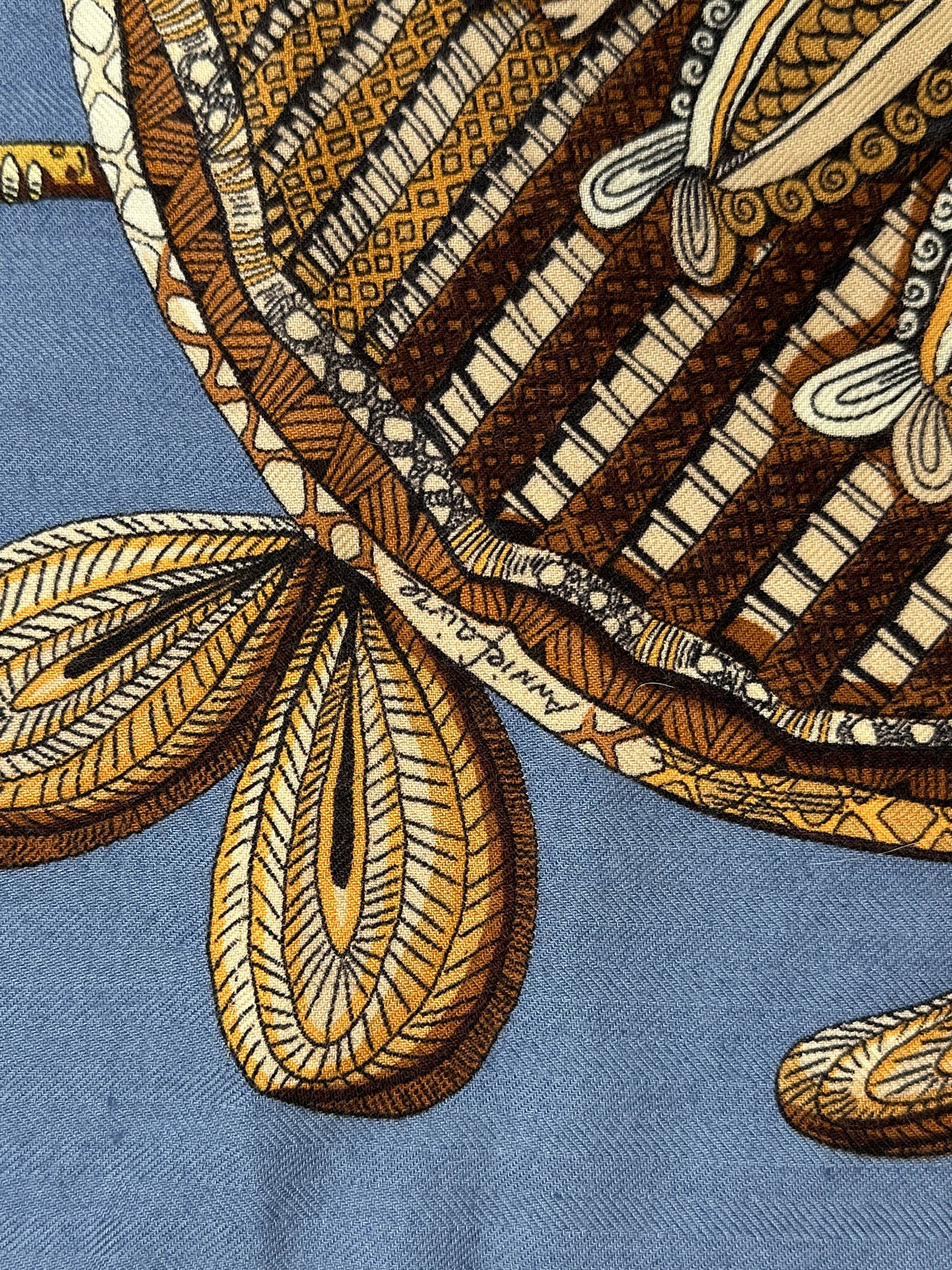 Hermès Ashanti Silk Cashmere 140