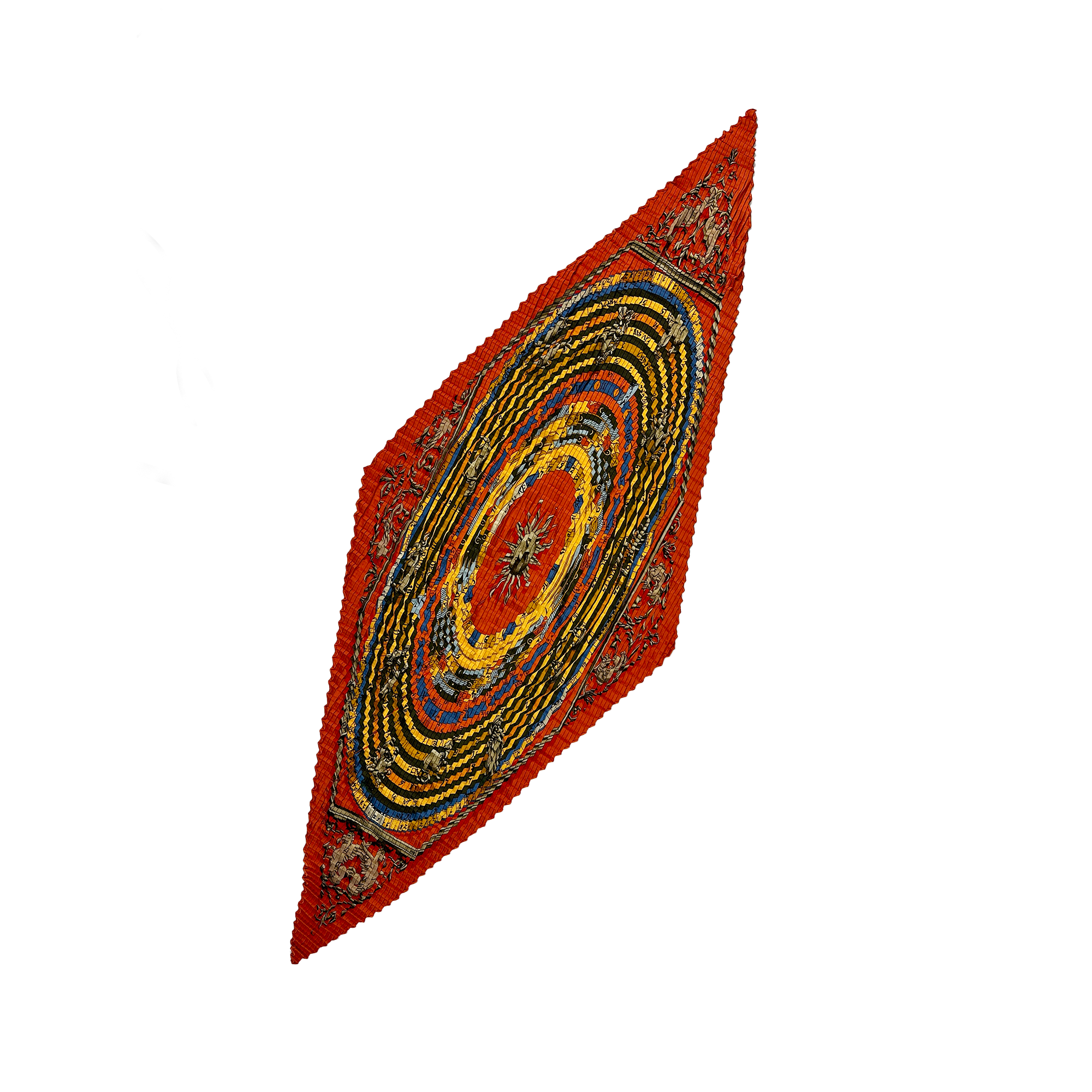 Hermès Astrologie Dies et Hore Mosaic Plissé 90