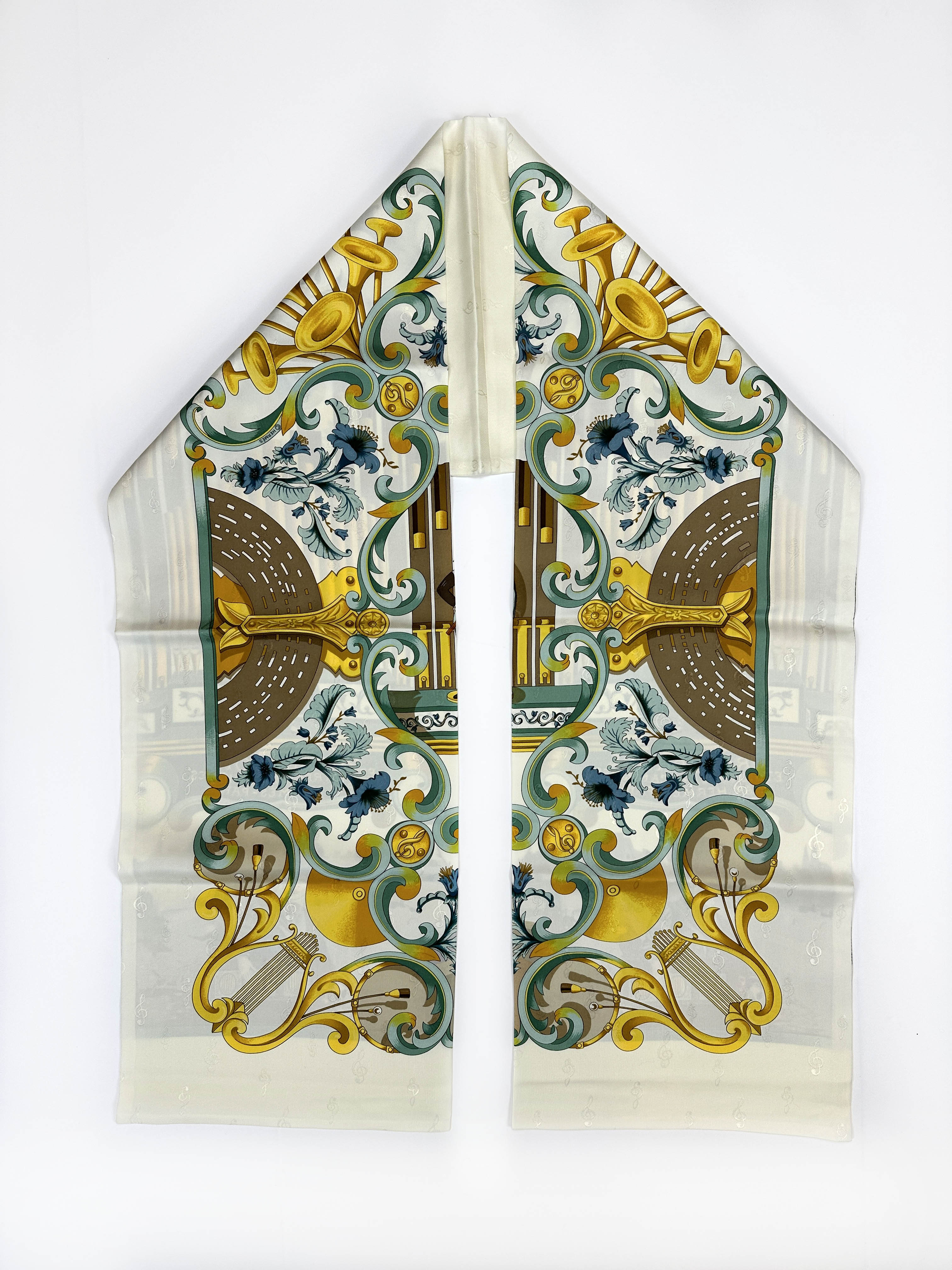 Hermès Orgauphone et Autres Mécaniques Jacquard Shawl