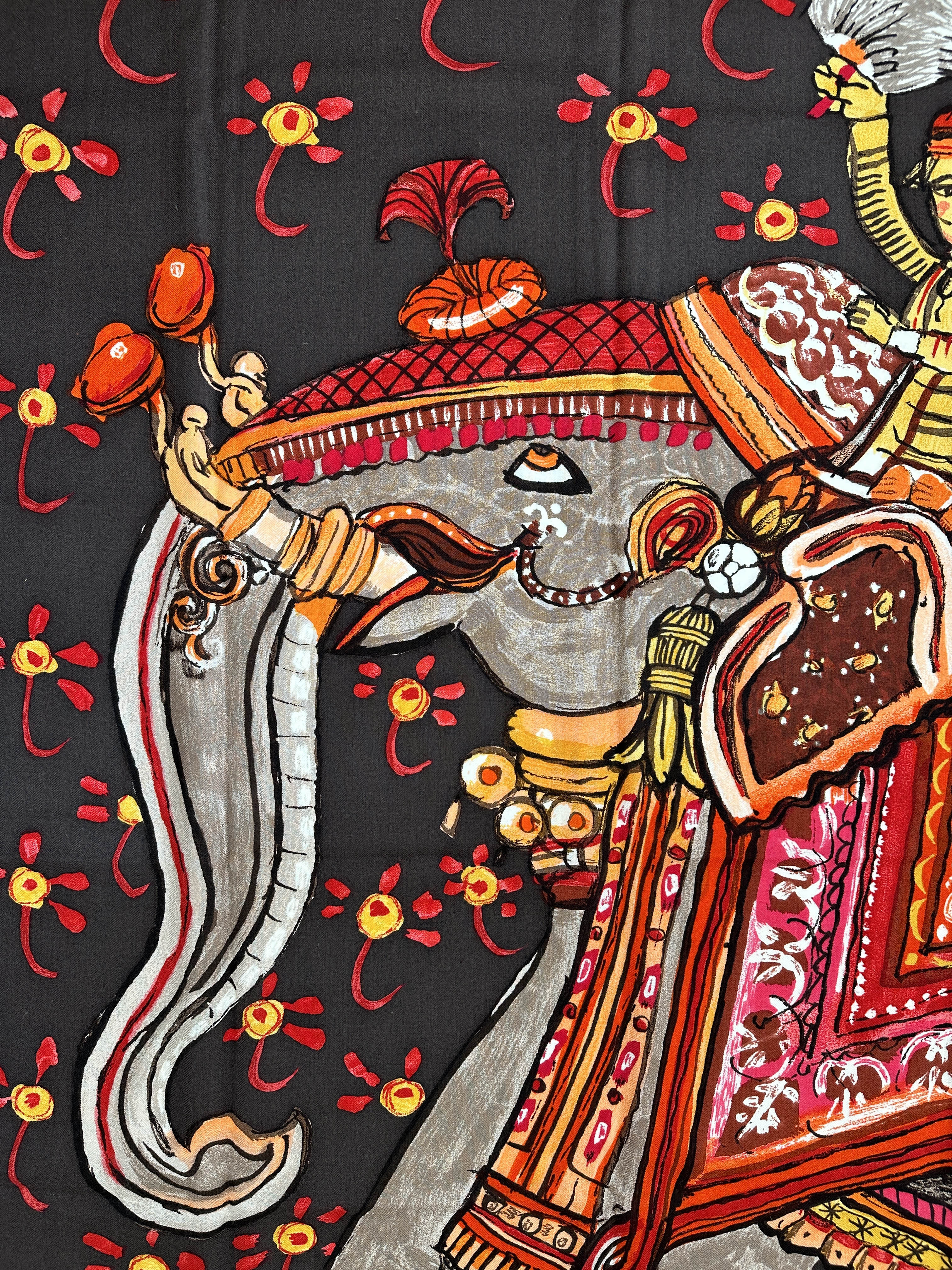 Hermès Beloved India Cashmere Silk 140