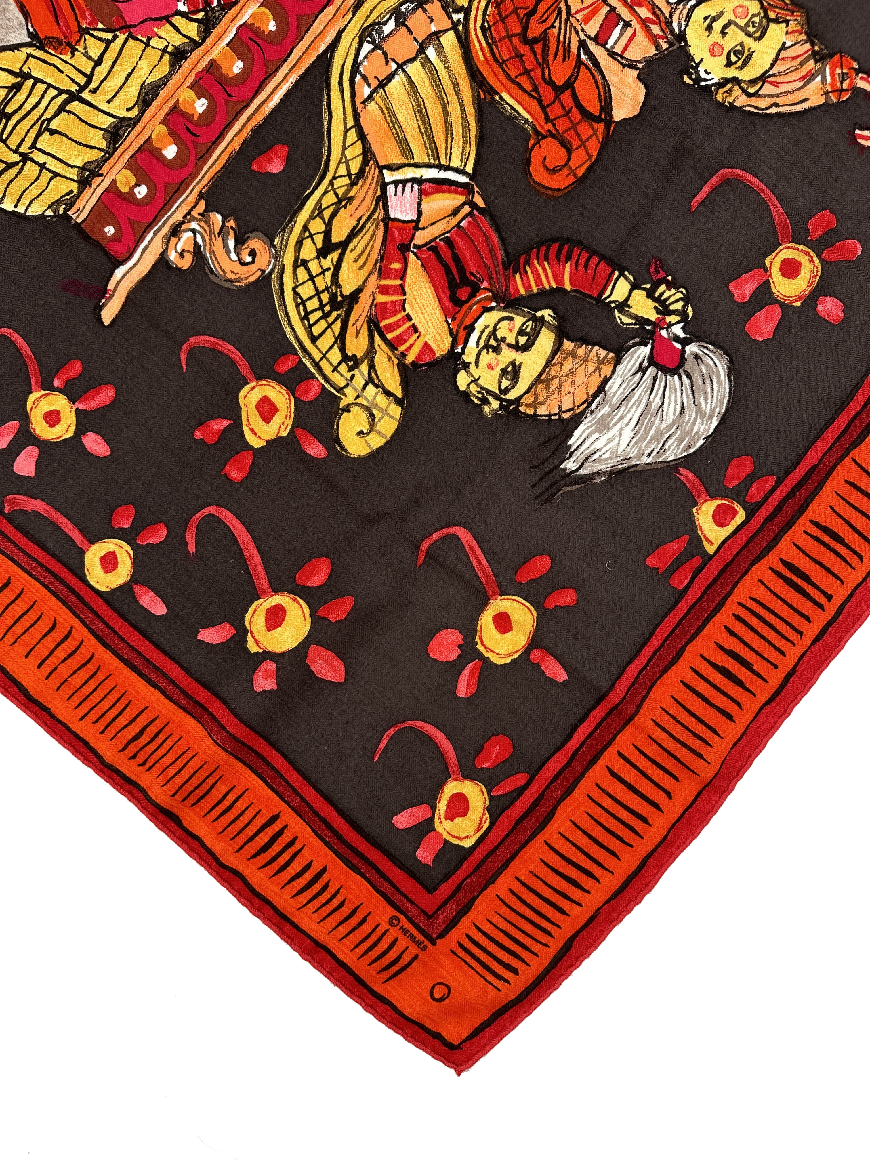 Hermès Beloved India Cashmere Silk 140