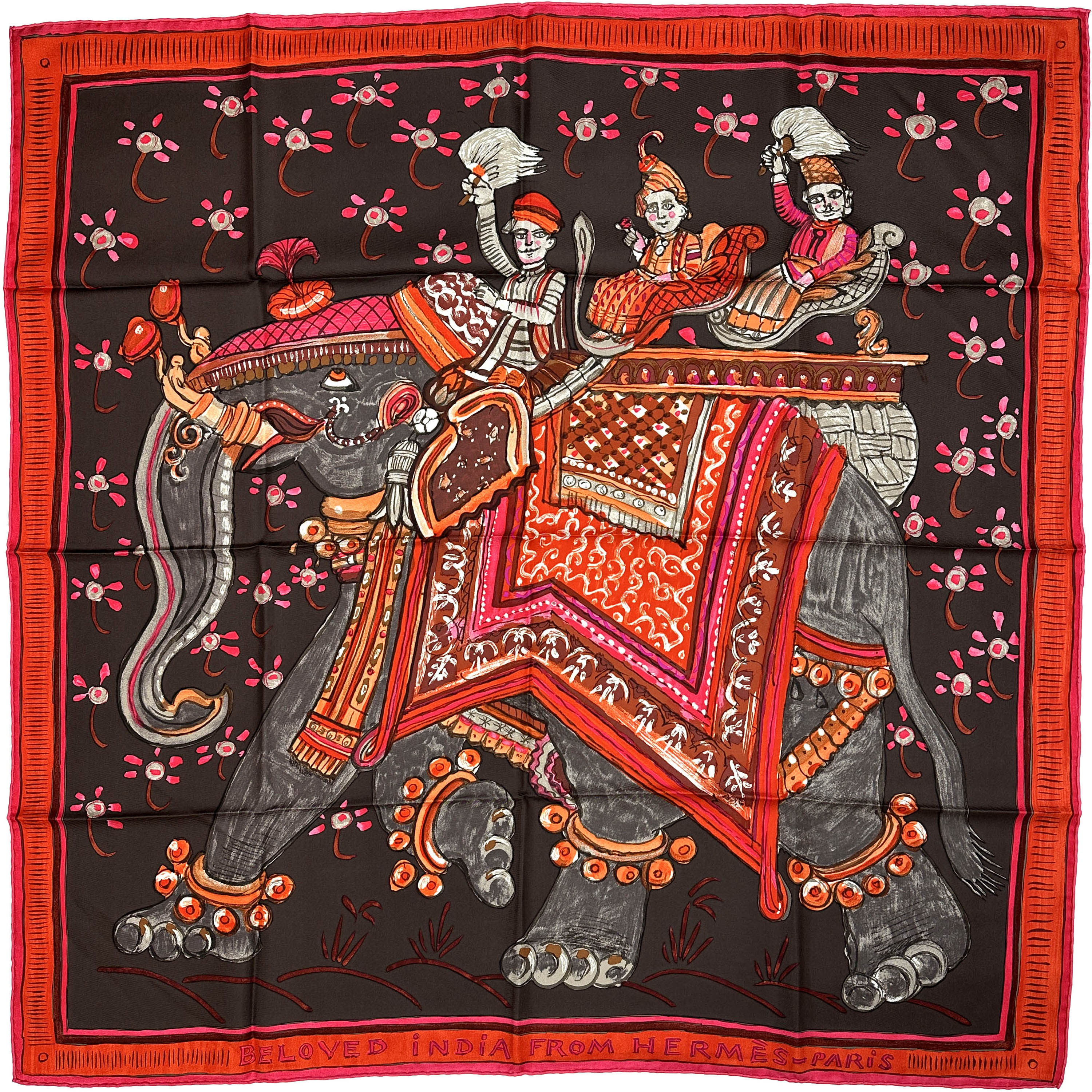 Hermès Beloved India 90