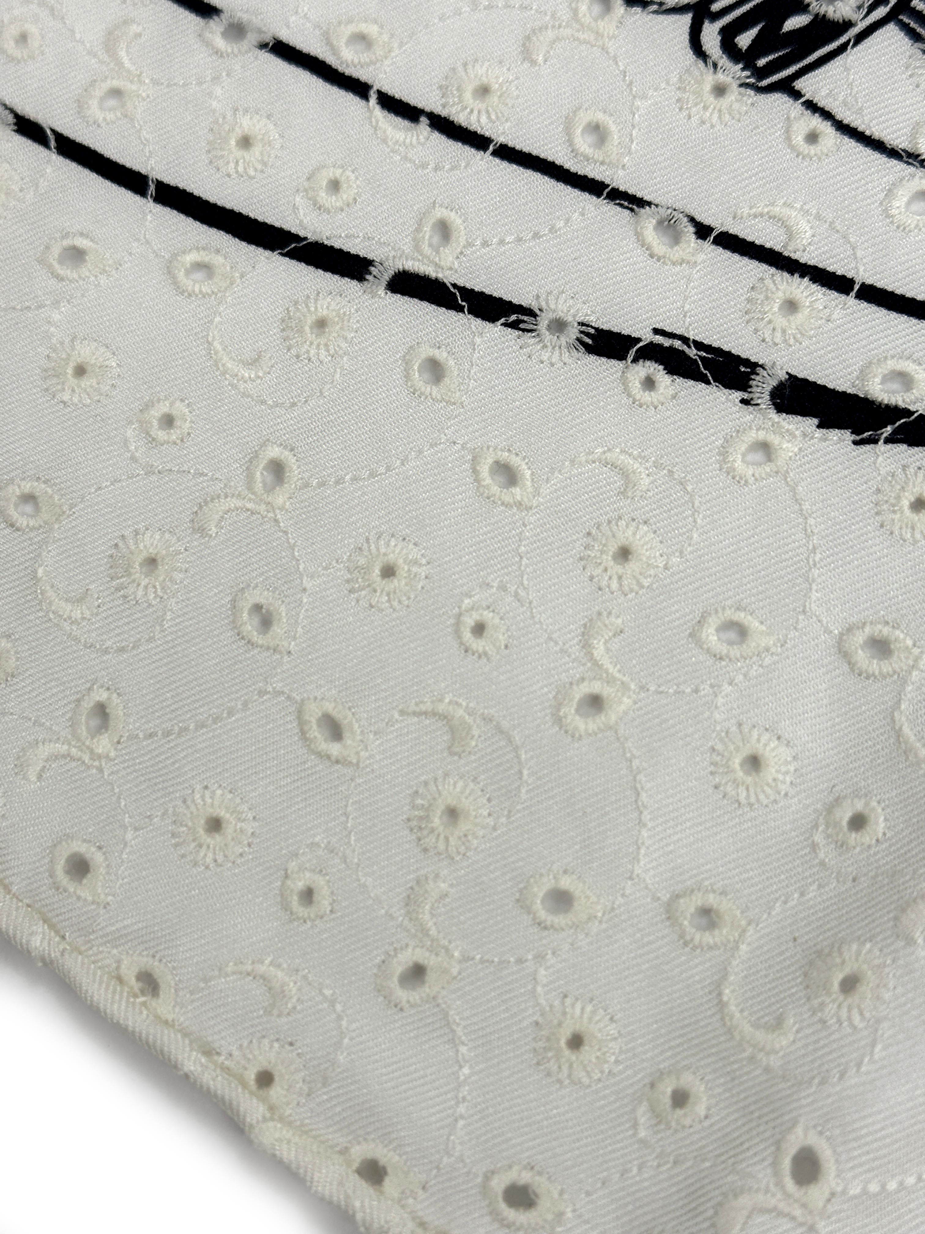 Hermès Brides de Gala Broderie Anglaise 70