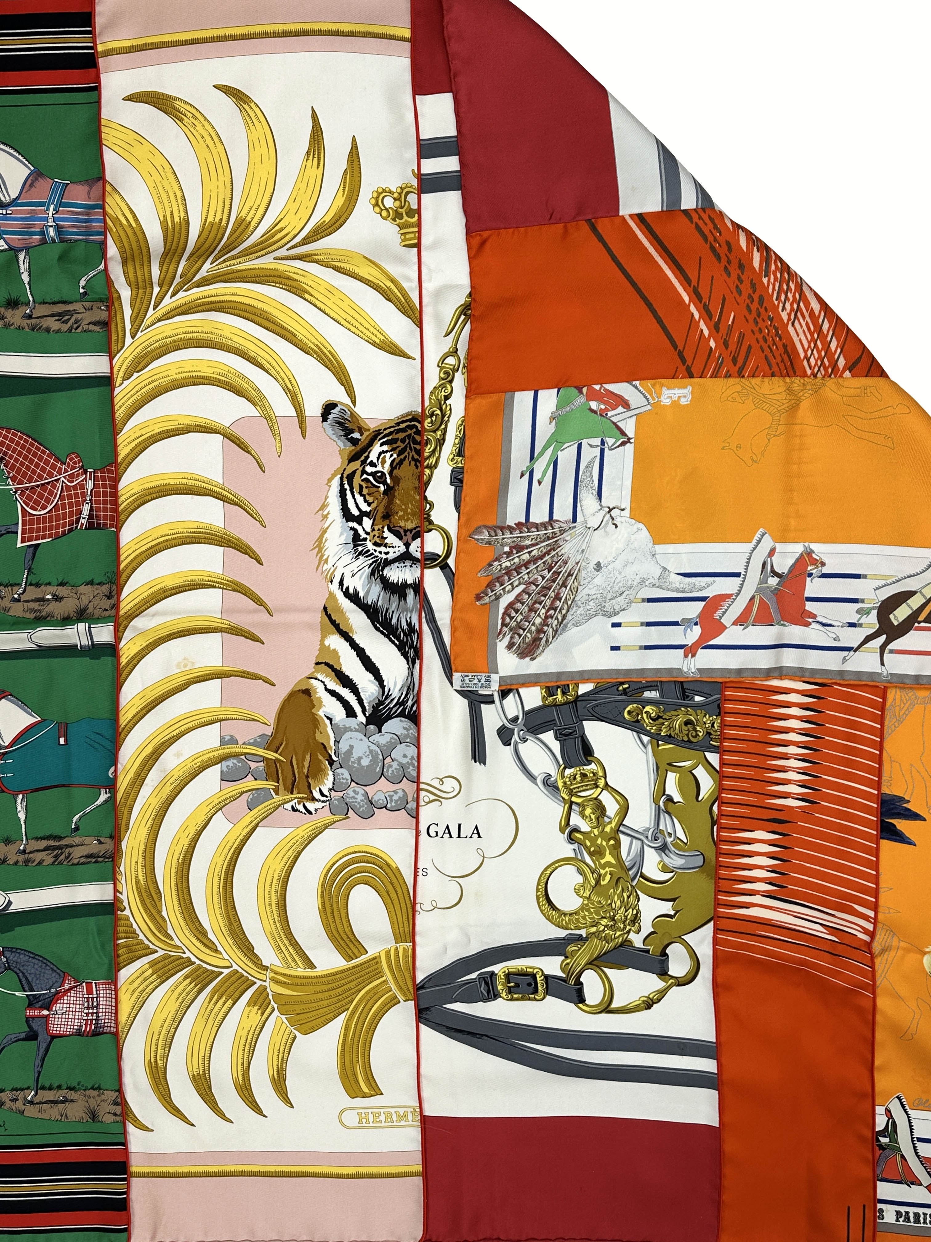 Hermès Carré en Carrés Exceptional Patchwork 90