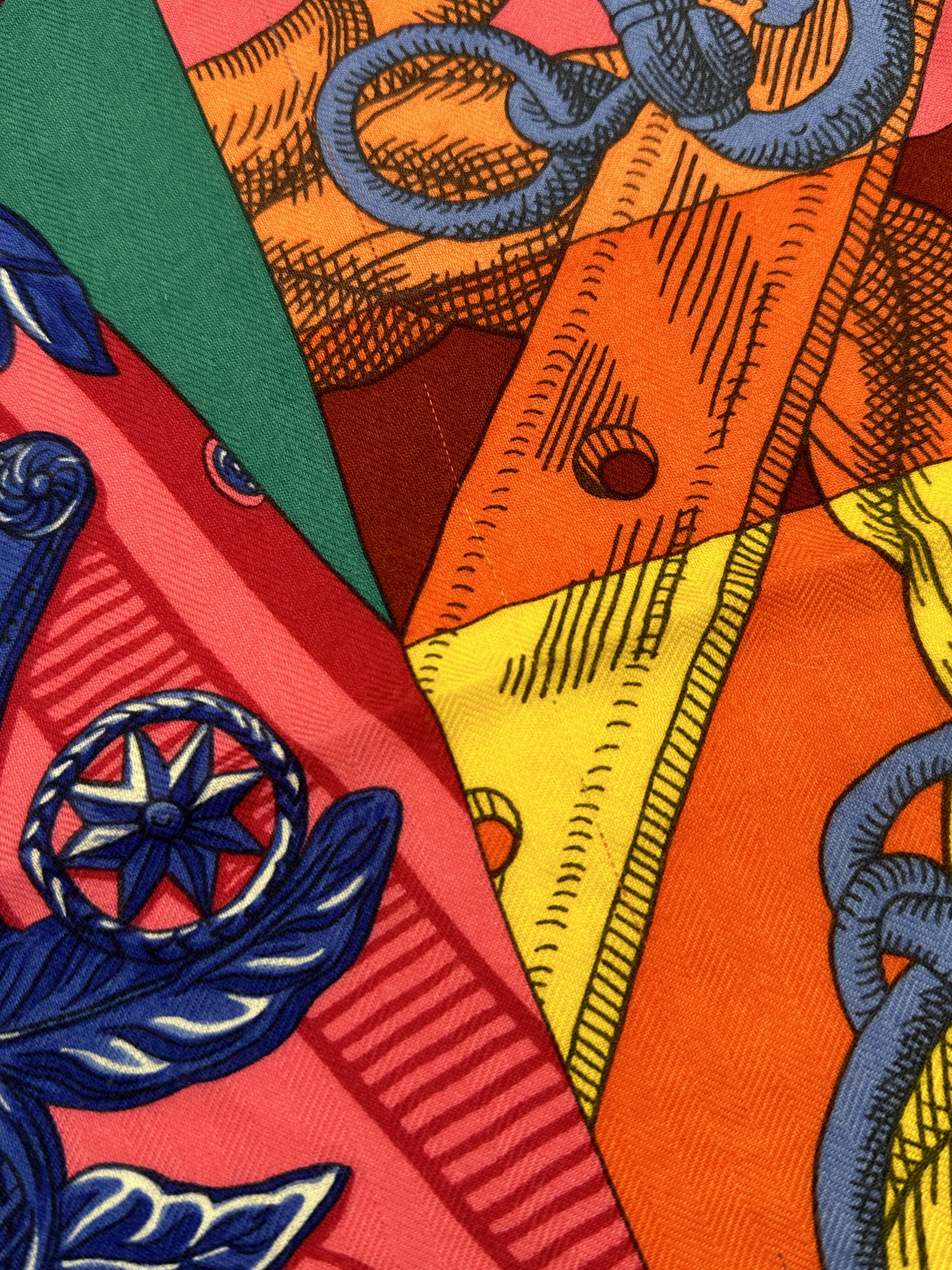 Hermès Cavalleria D'Etriers Cashmere Silk 140