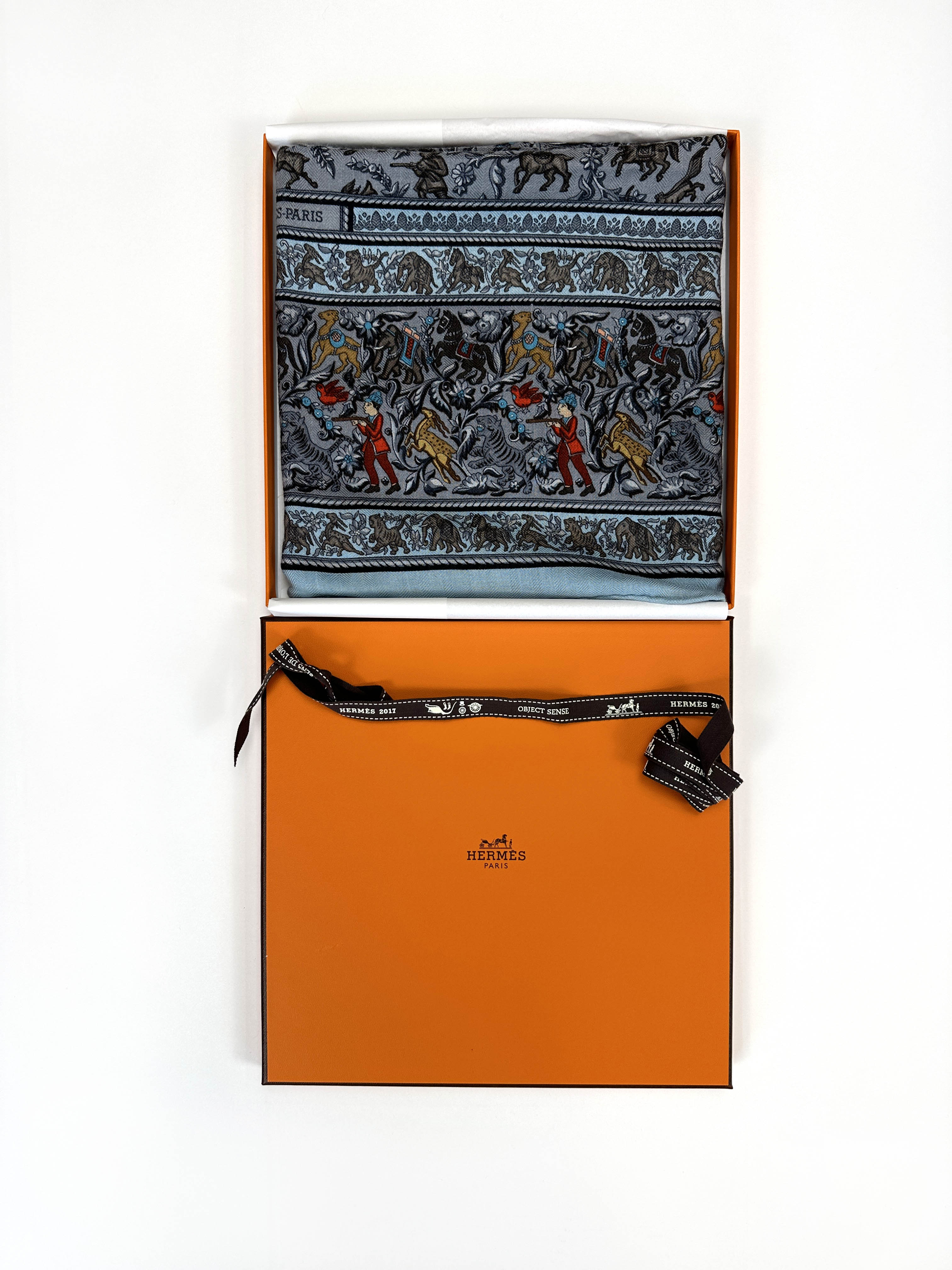 Hermès Chasse en Inde Cashmere Silk 90