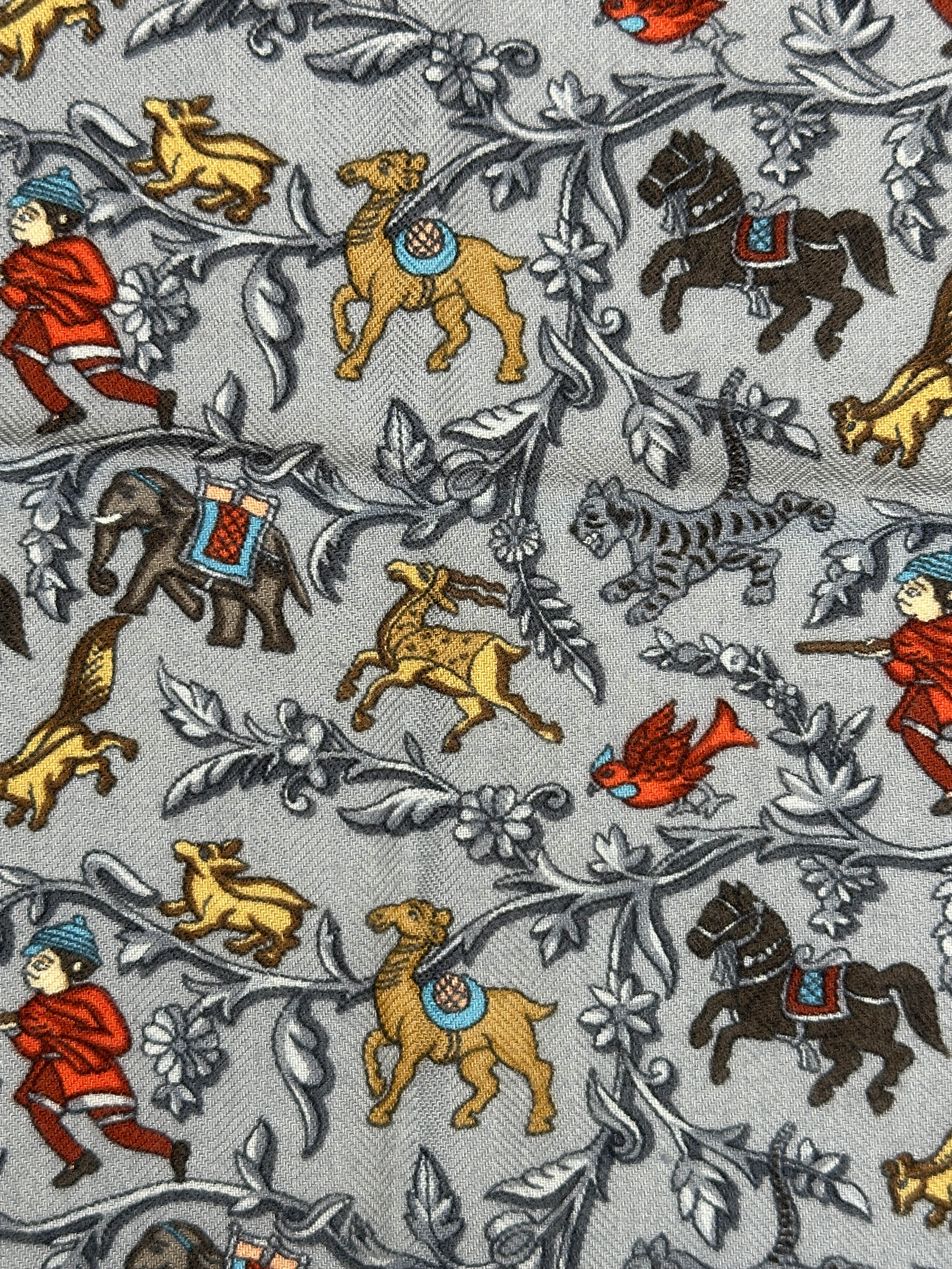 Hermès Chasse en Inde Cashmere Silk 90