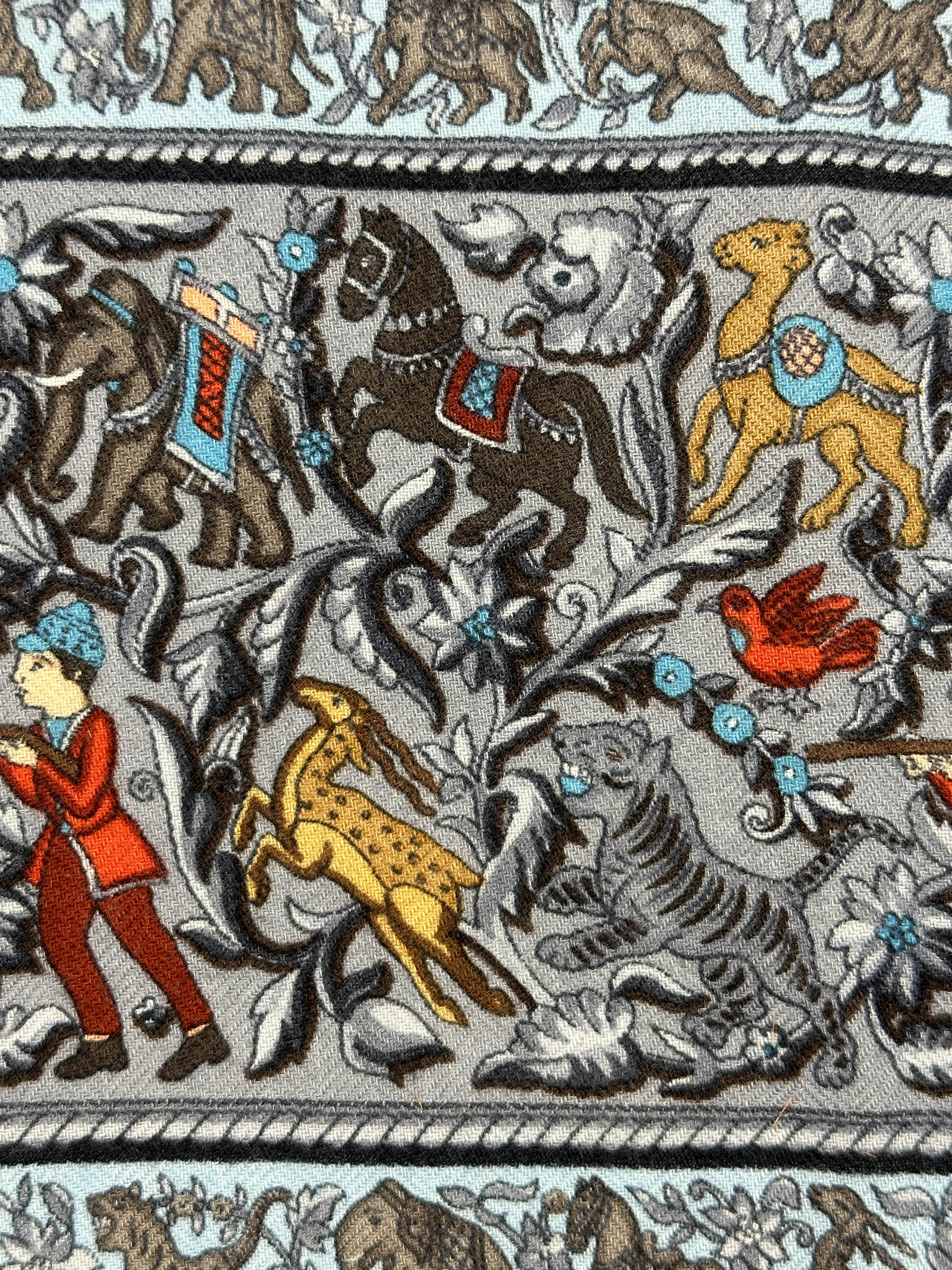 Hermès Chasse en Inde Cashmere Silk 90