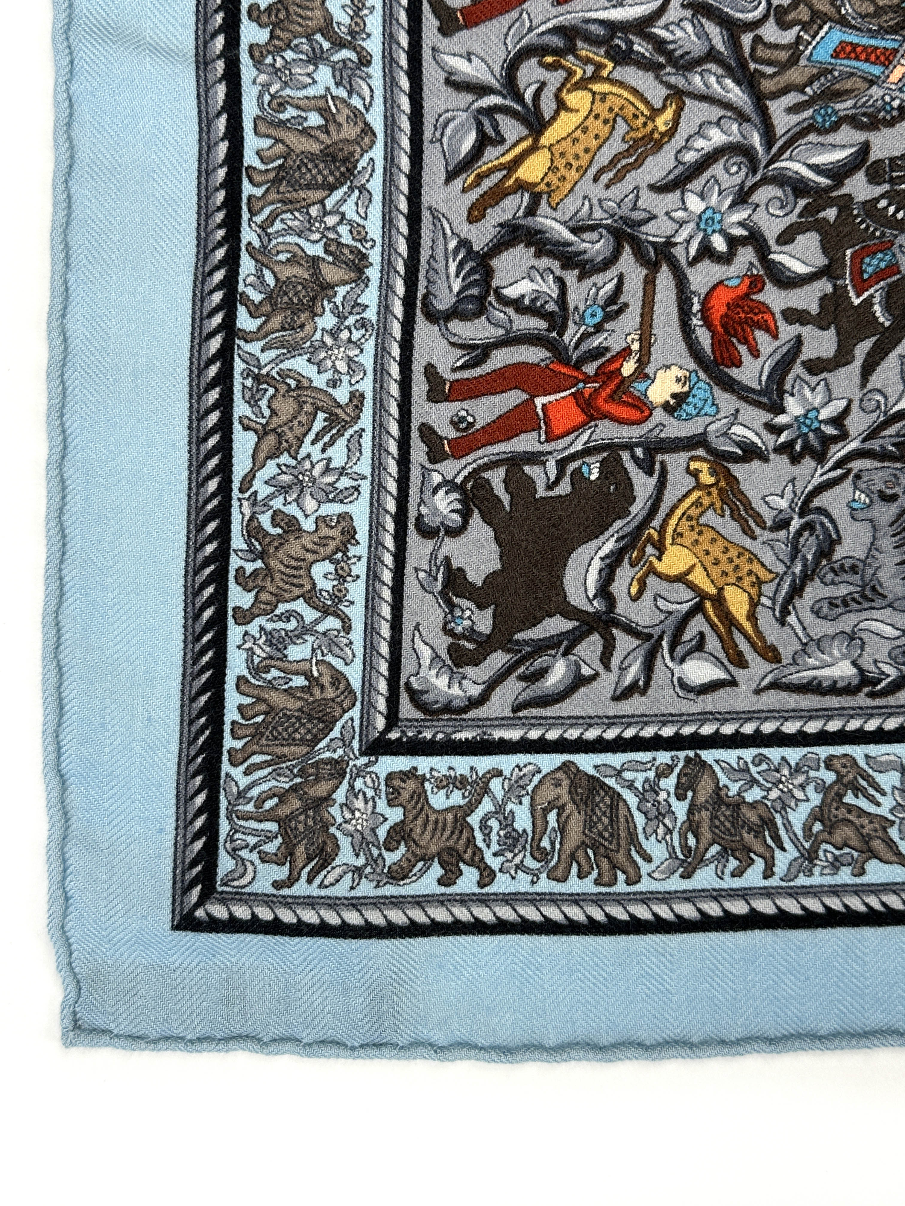 Hermès Chasse en Inde Cashmere Silk 90