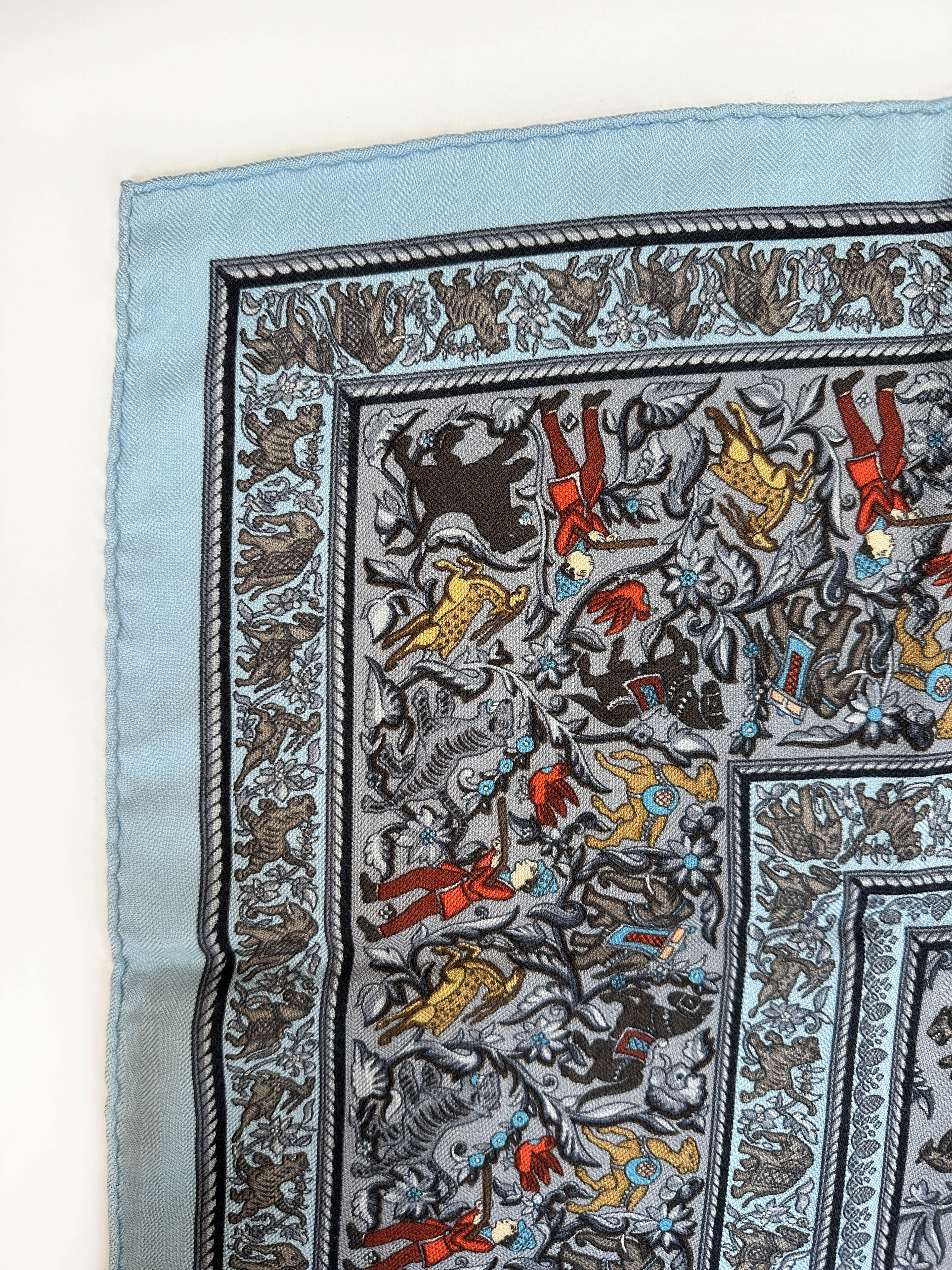 Hermès Chasse en Inde Cashmere Silk 90