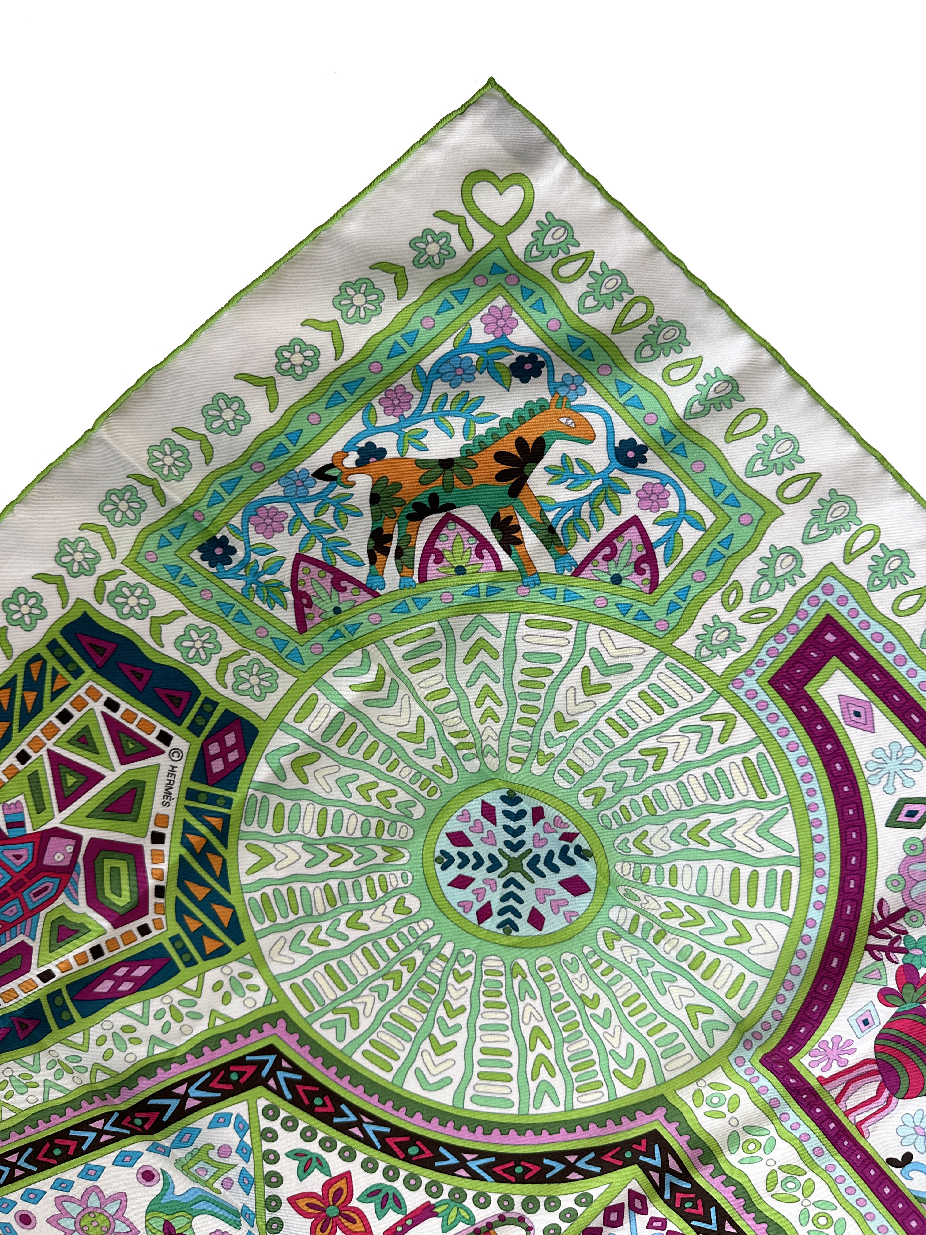 Hermès Les Chemins Secrets Silk 140