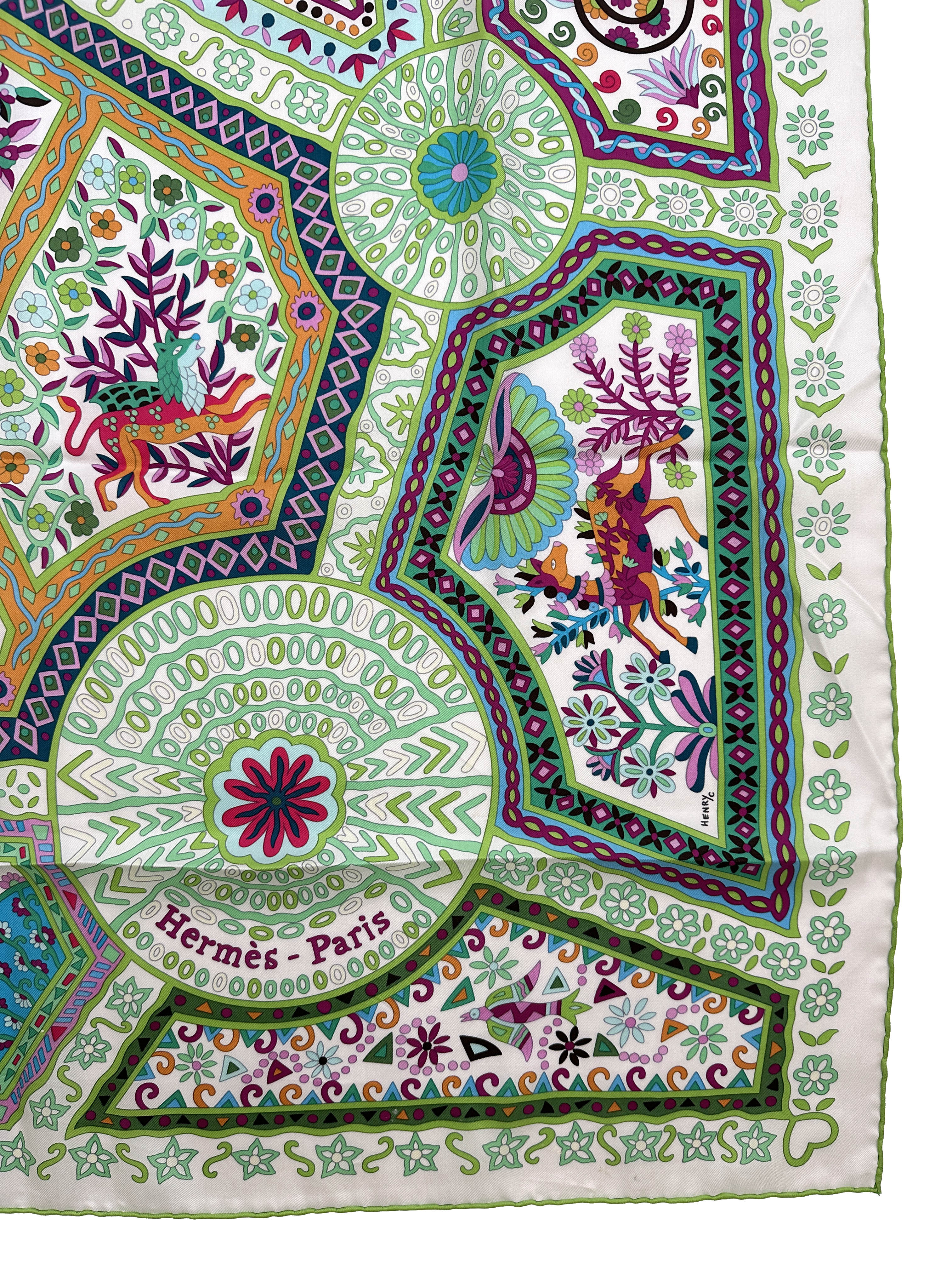 Hermès Les Chemins Secrets Silk 140