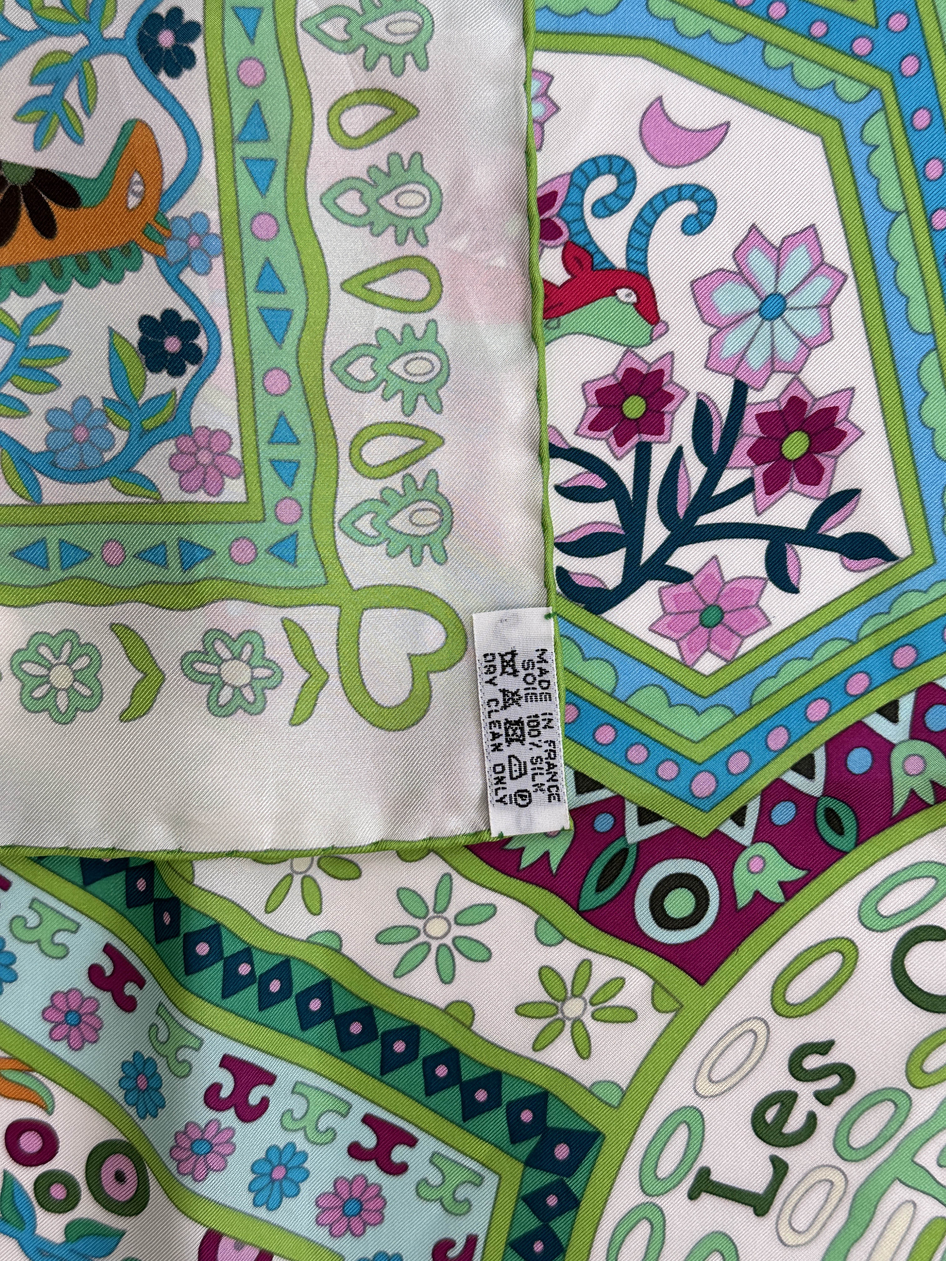 Hermès Les Chemins Secrets Silk 140