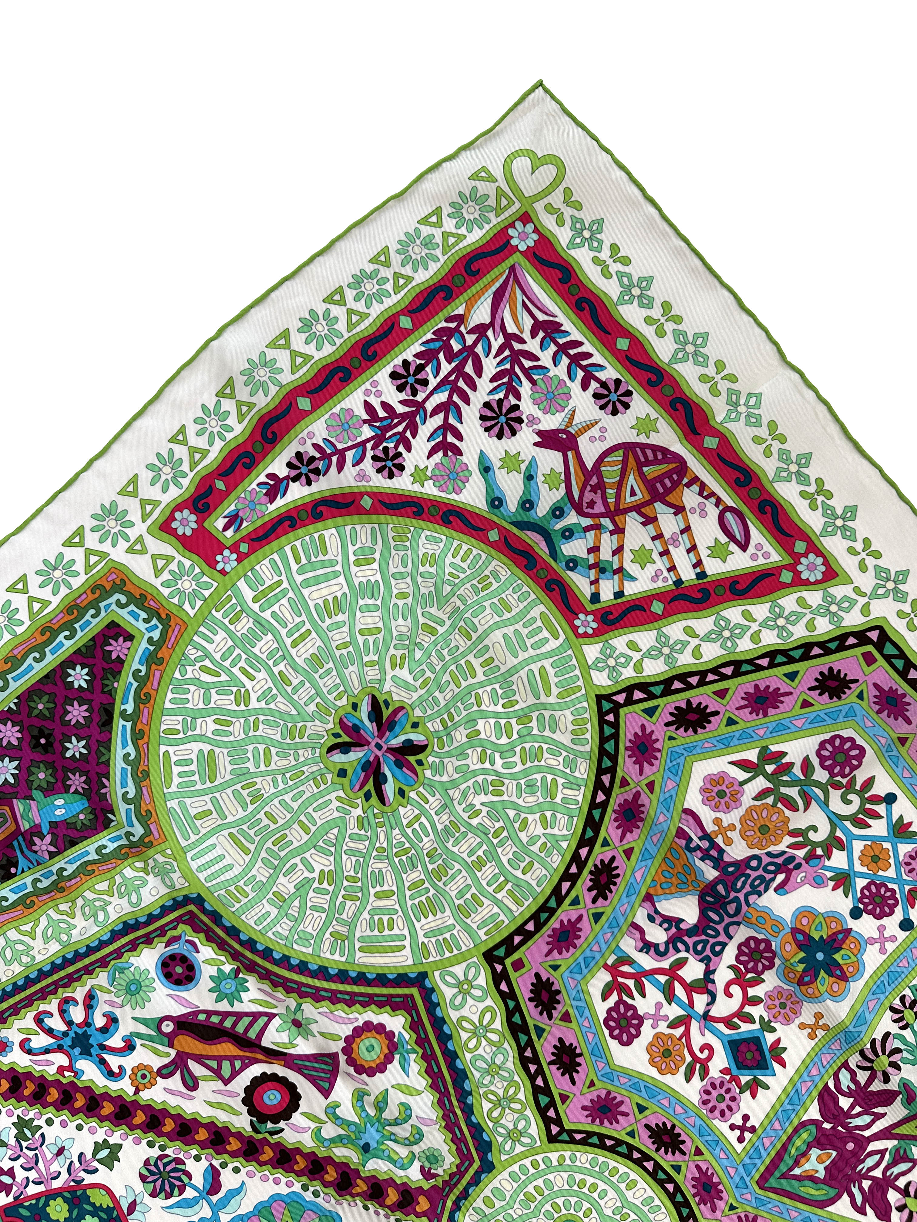 Hermès Les Chemins Secrets Silk 140
