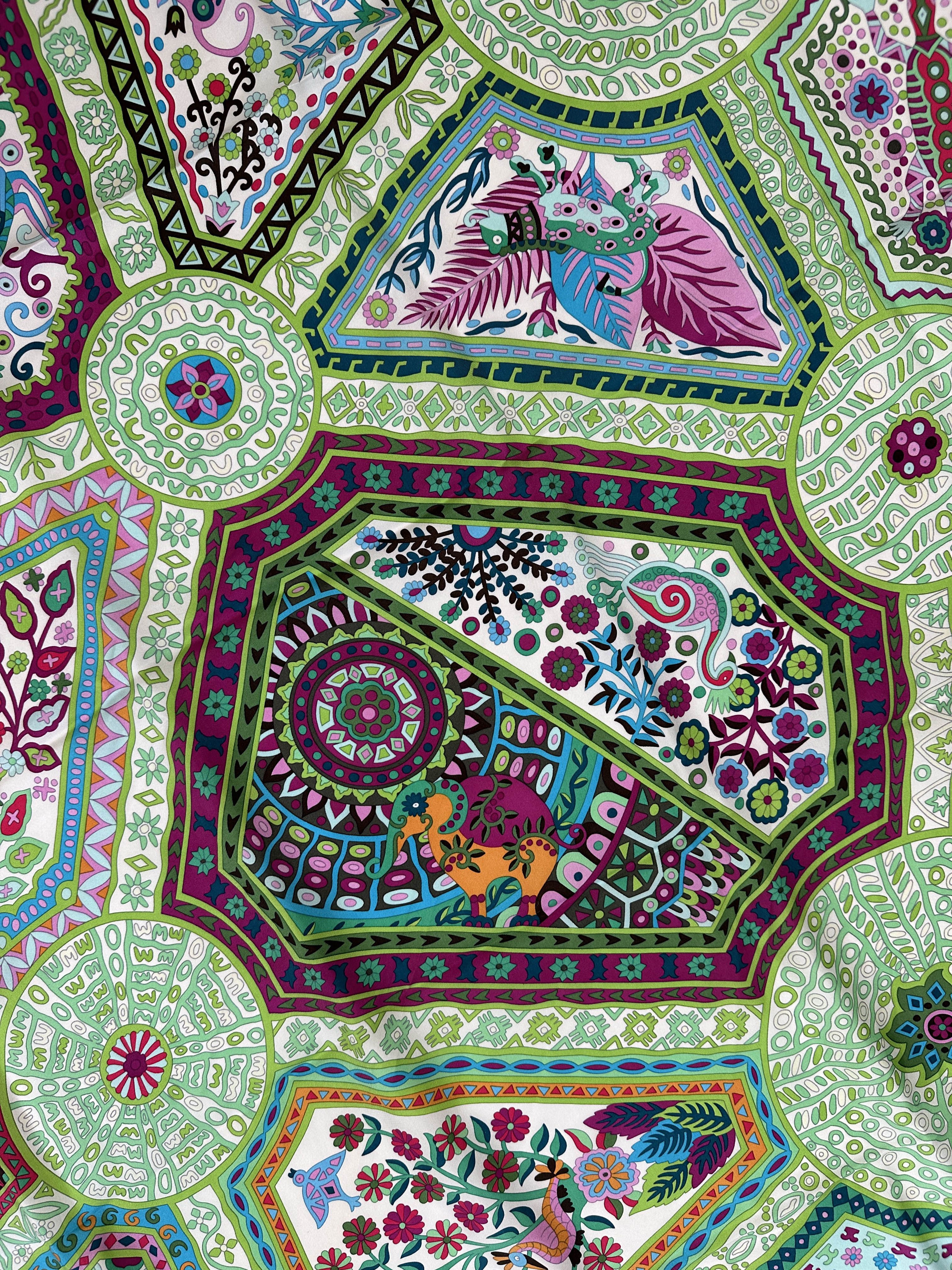 Hermès Les Chemins Secrets Silk 140