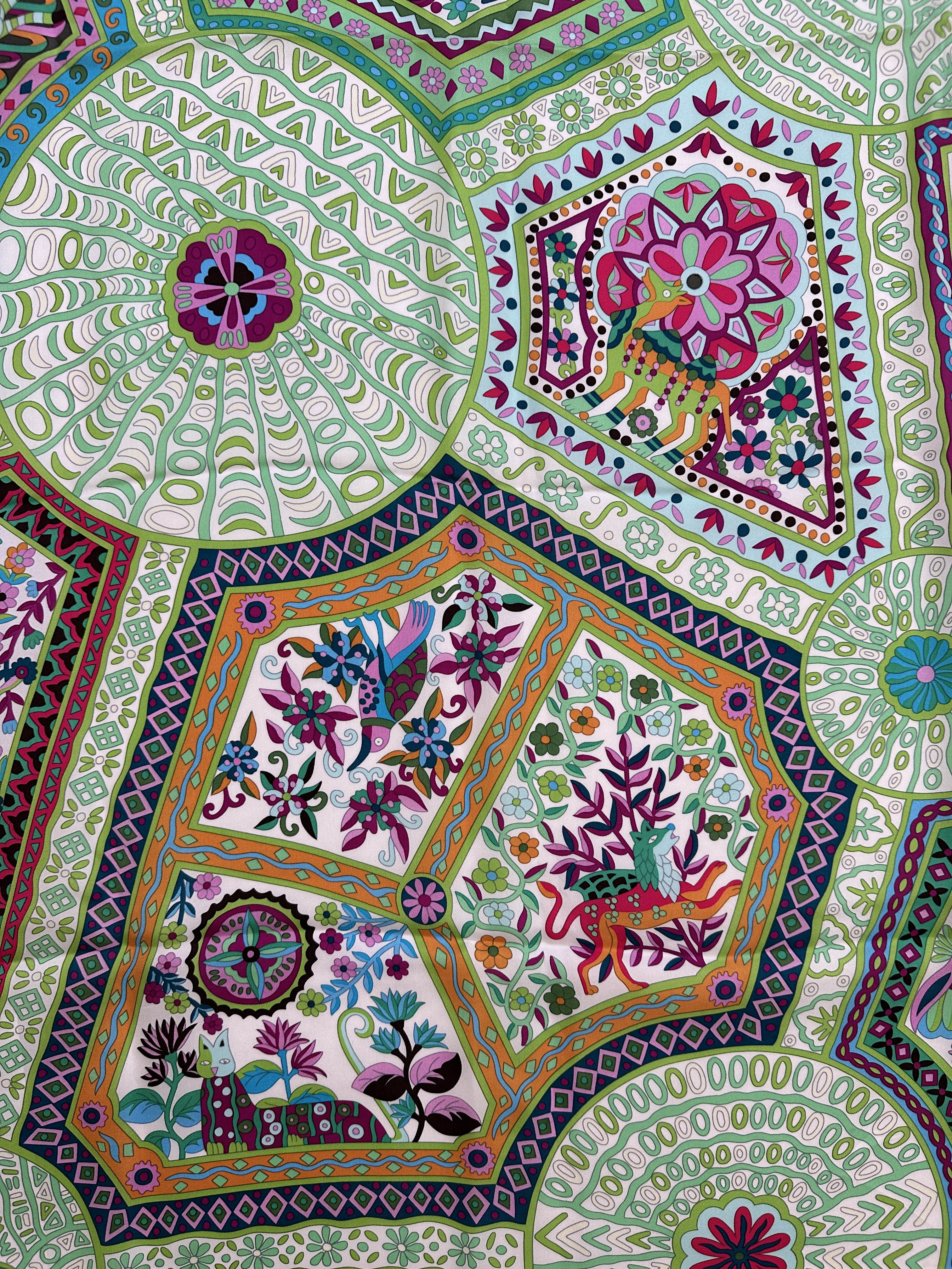 Hermès Les Chemins Secrets Silk 140