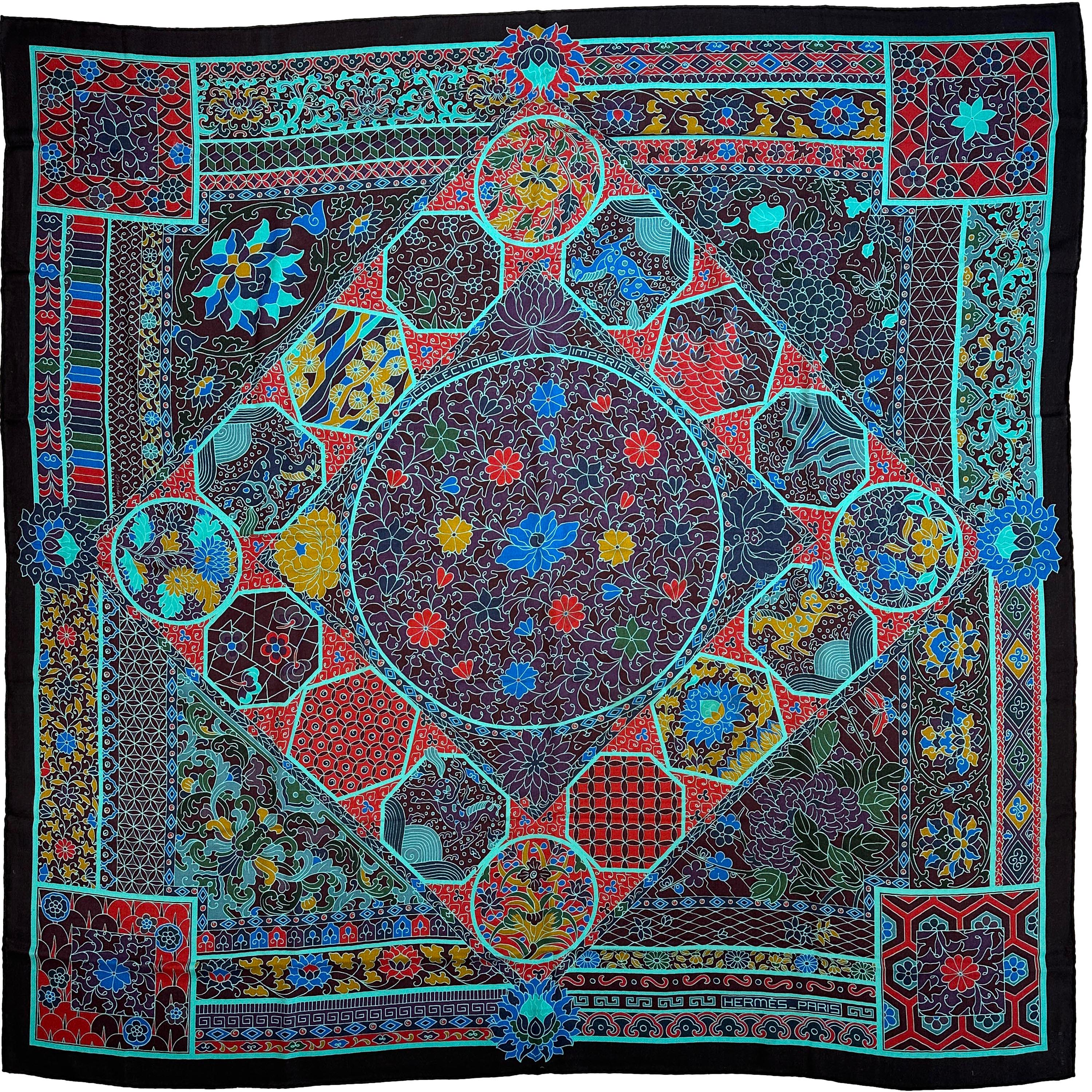 Hermès Collections Imperiales Cashmere Silk 140