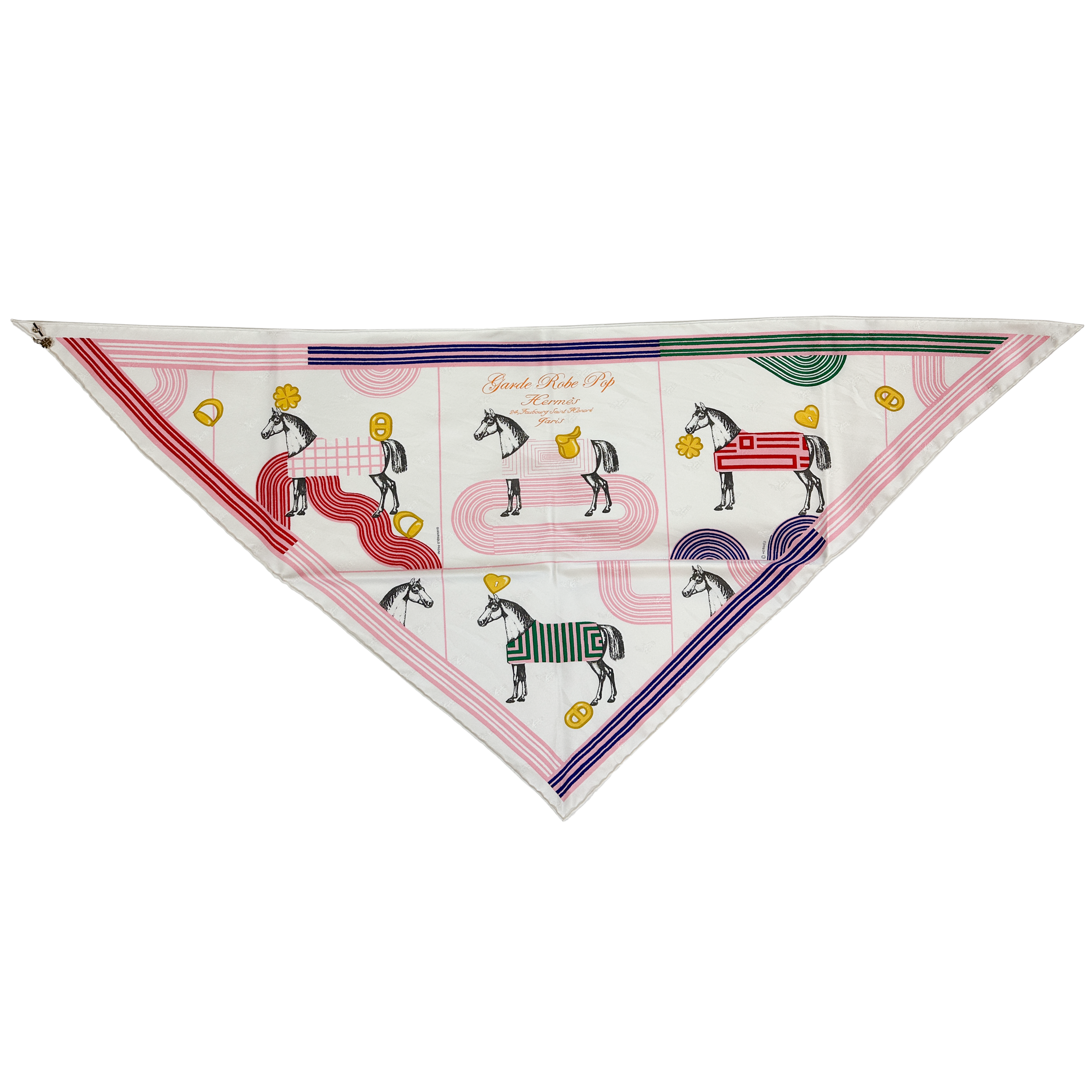 Hermès Garde-Robe Pop Charm Jacquard Triangle