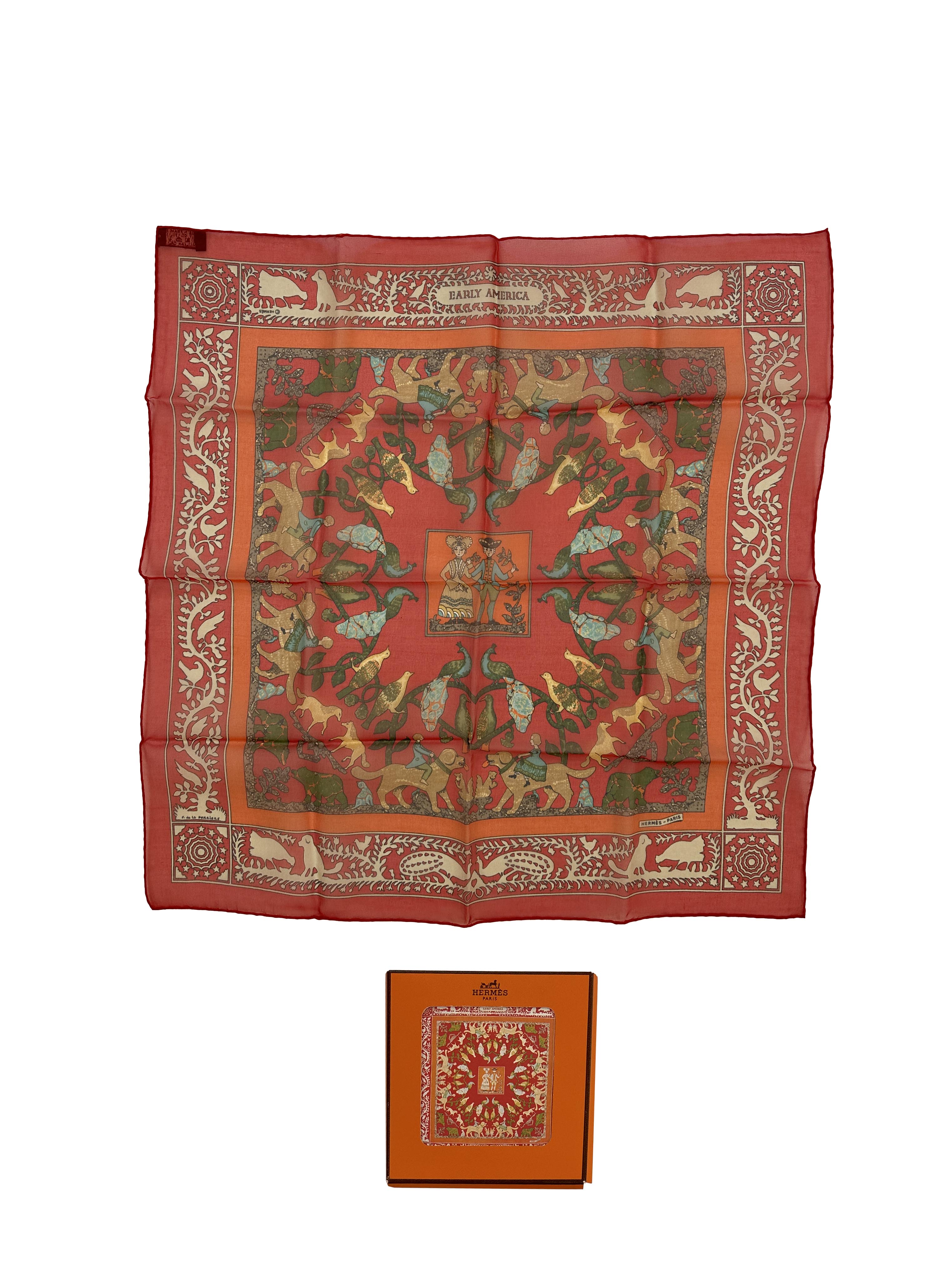 Hermès Early America II Mousseline 45