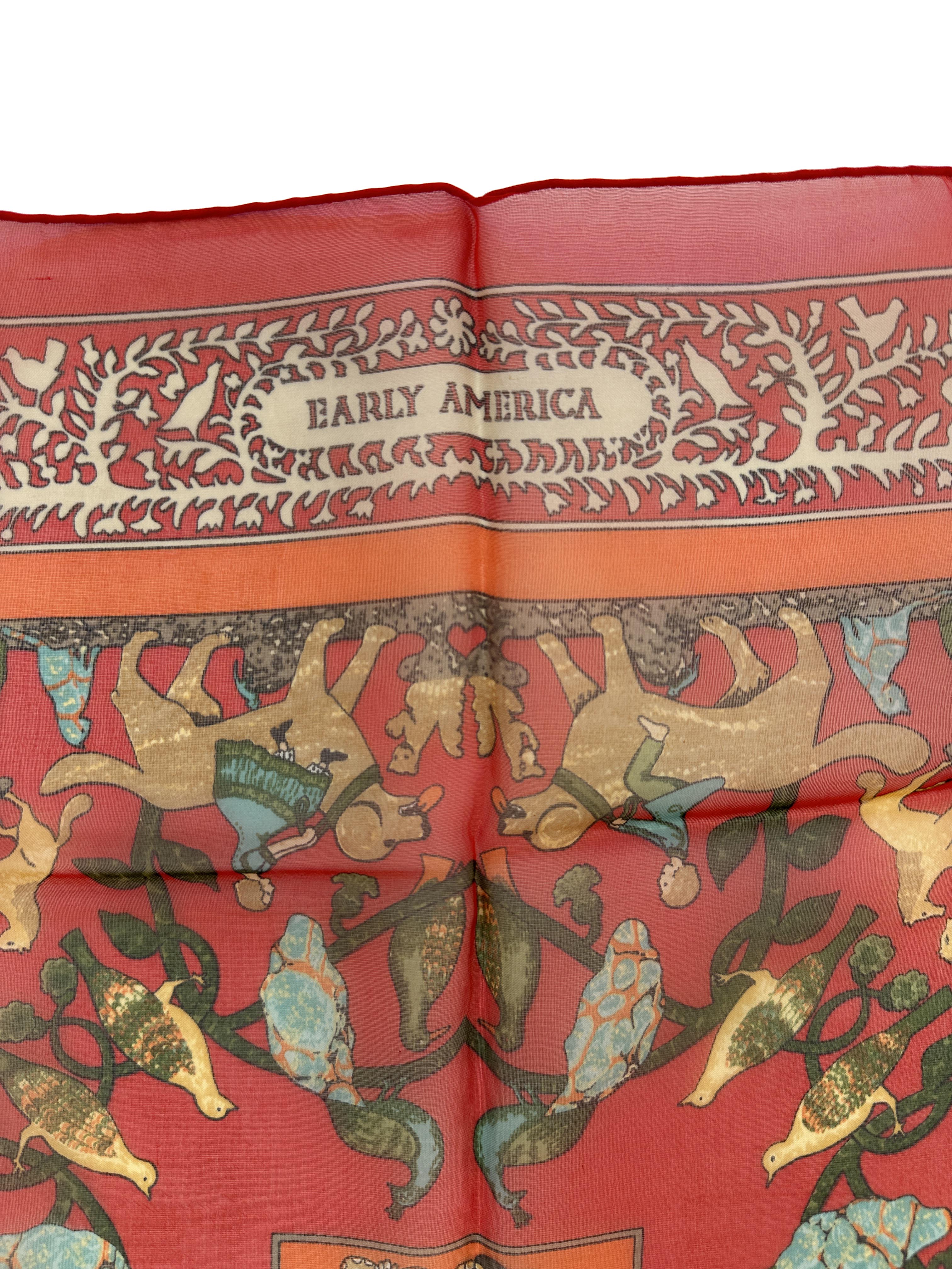 Hermès Early America II Mousseline 45
