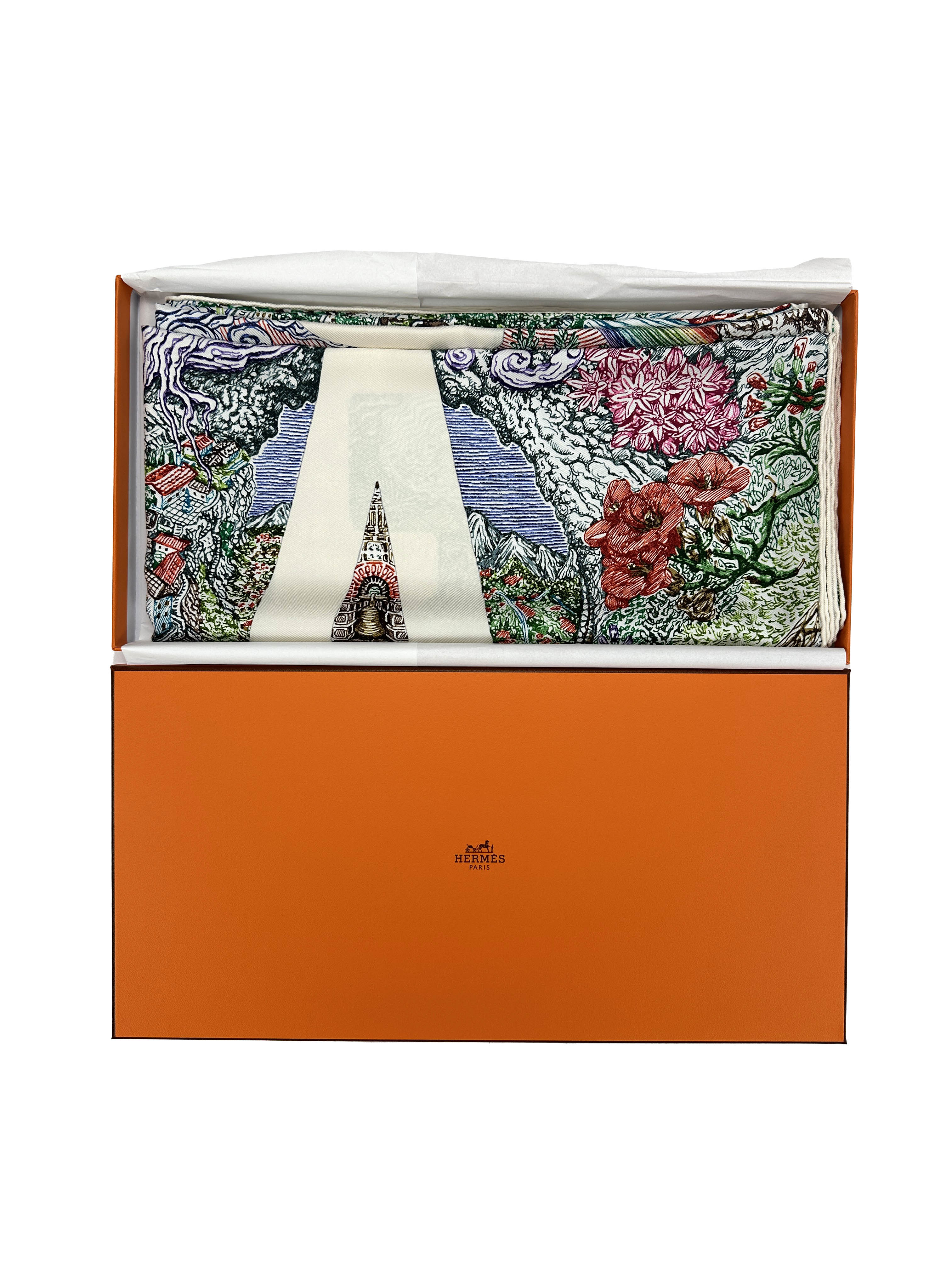 Hermès Eleftheria Silk 140
