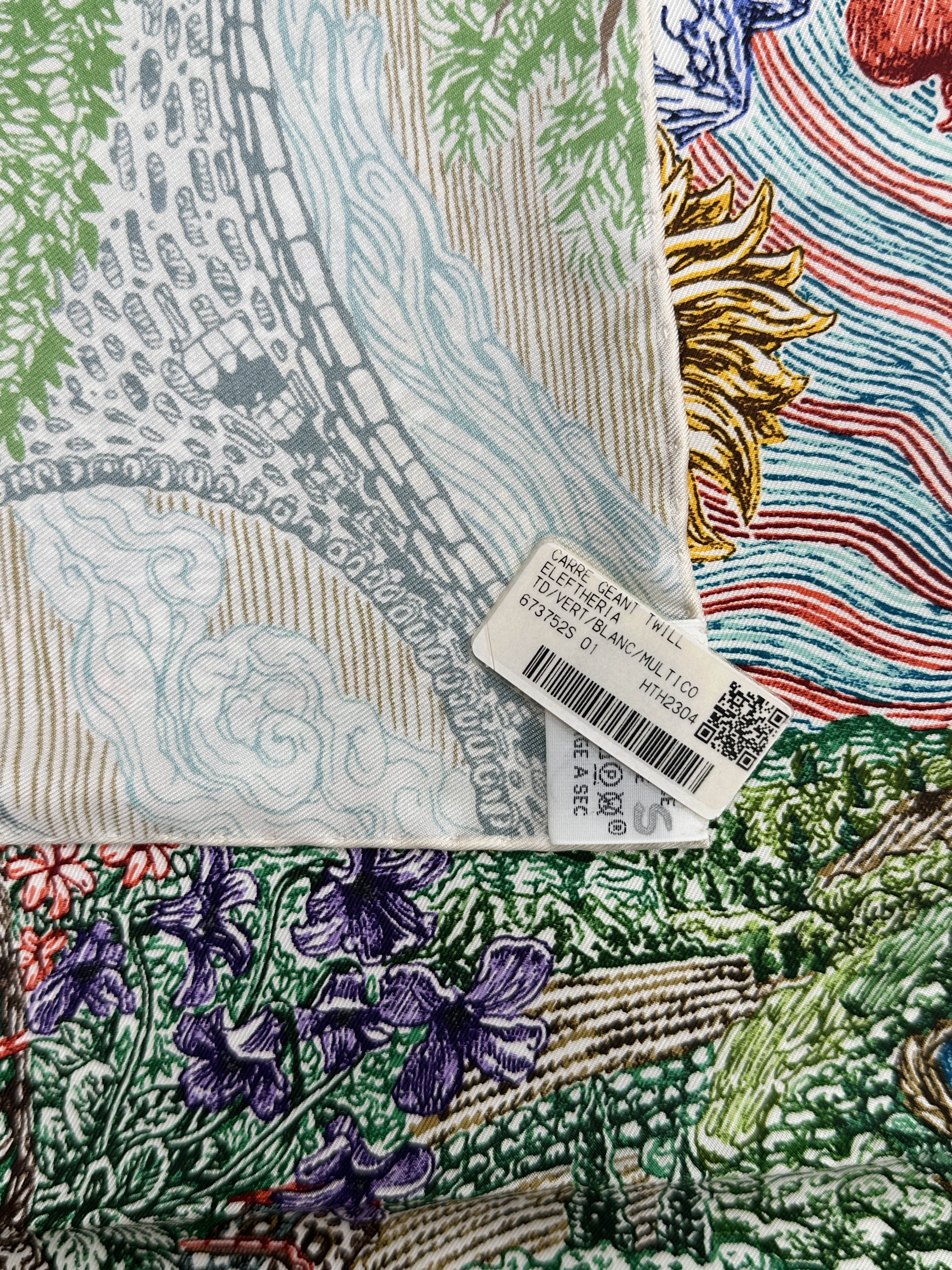 Hermès Eleftheria Silk 140