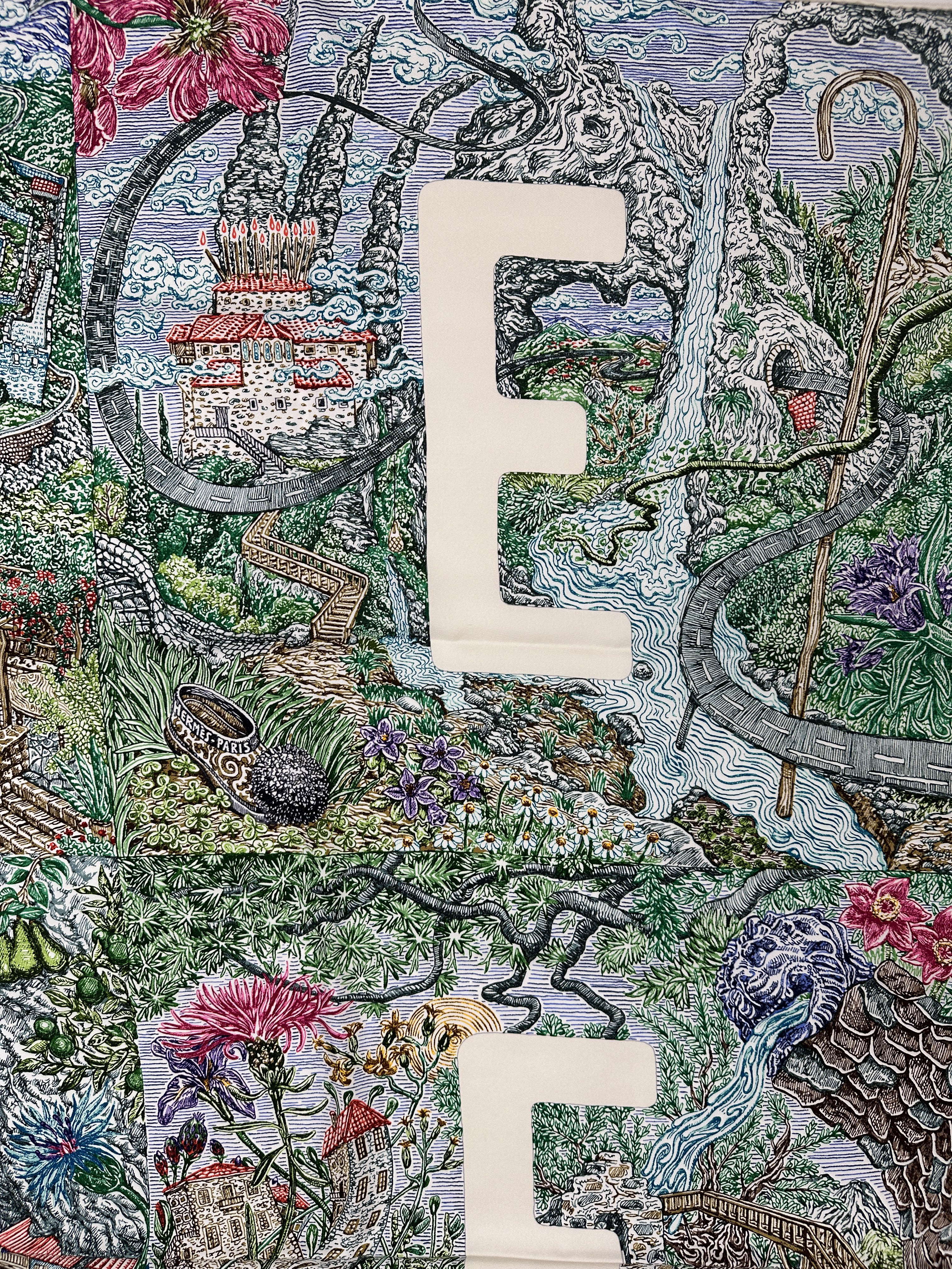 Hermès Eleftheria Silk 140