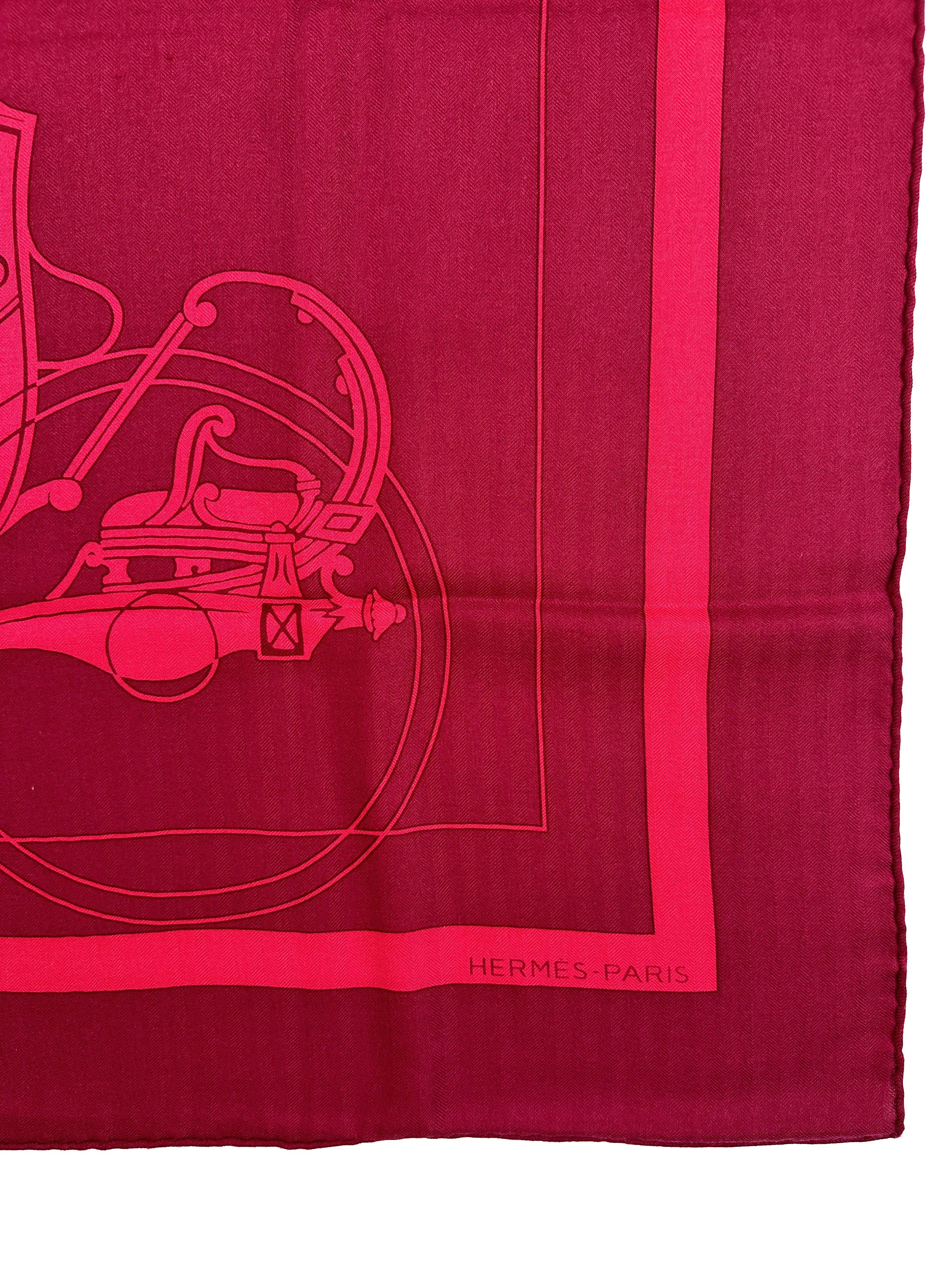 Hermès Ex-Libris Cashmere Silk 140