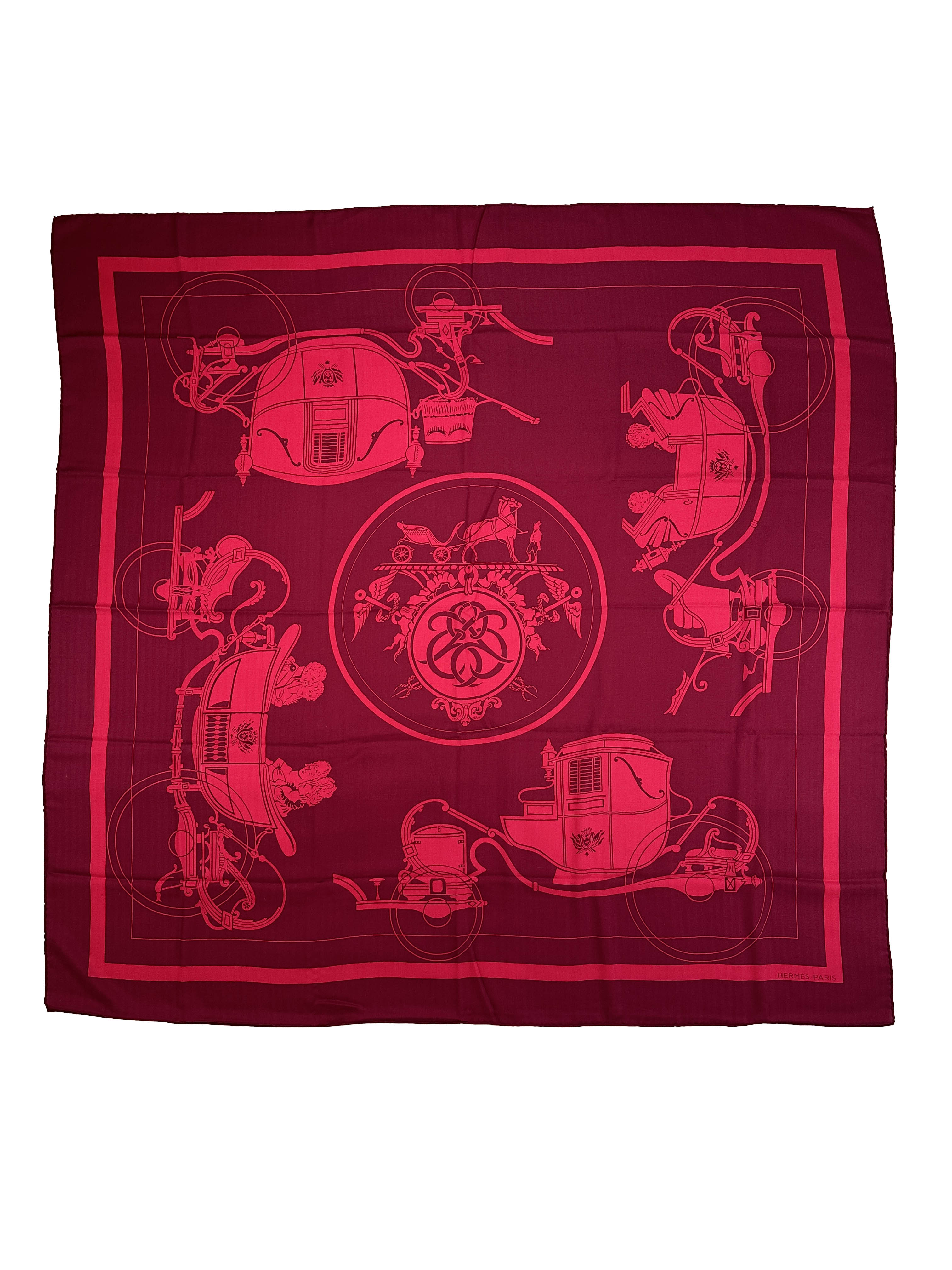 Hermès Ex-Libris Cashmere Silk 140