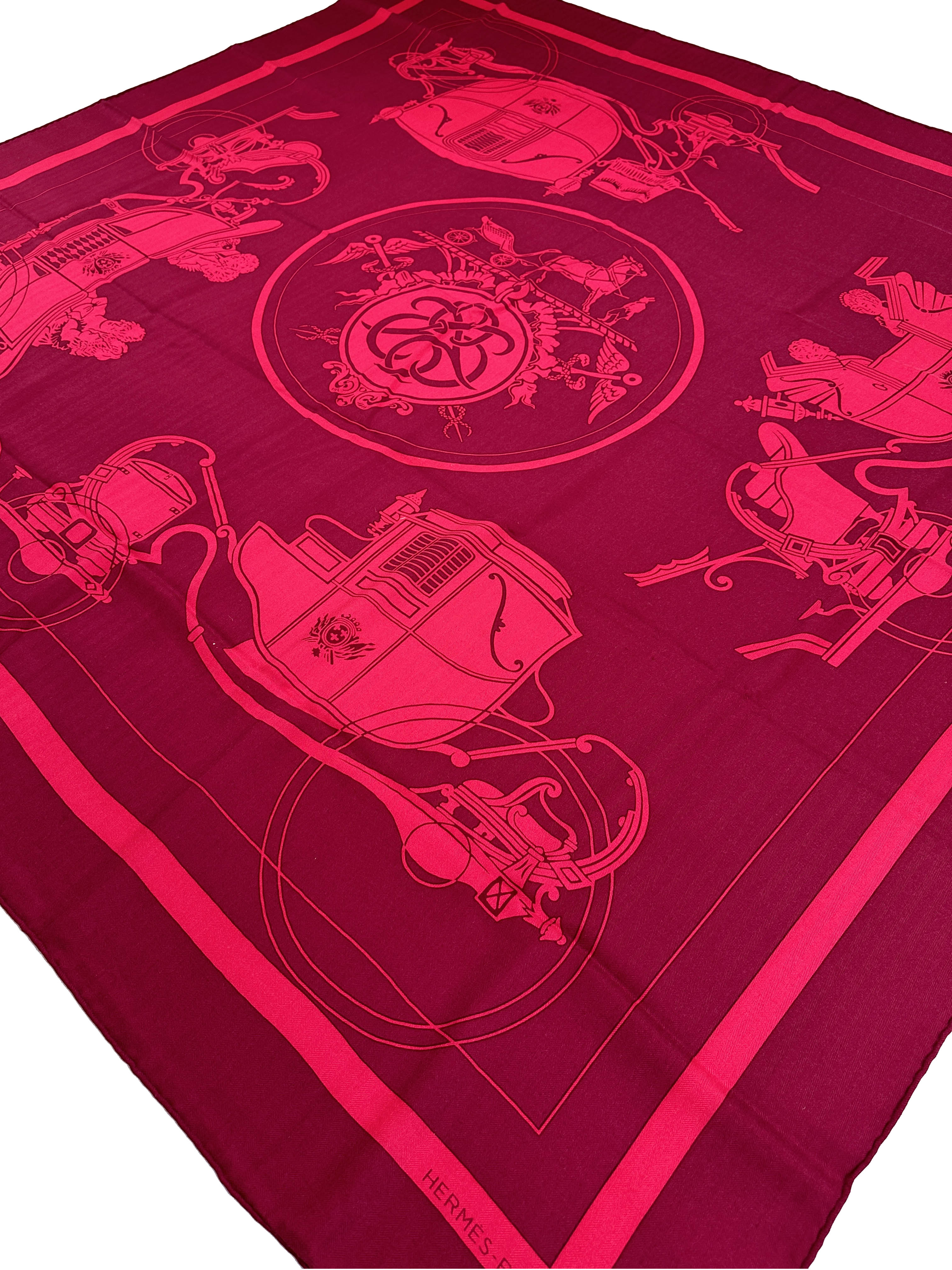 Hermès Ex-Libris Cashmere Silk 140