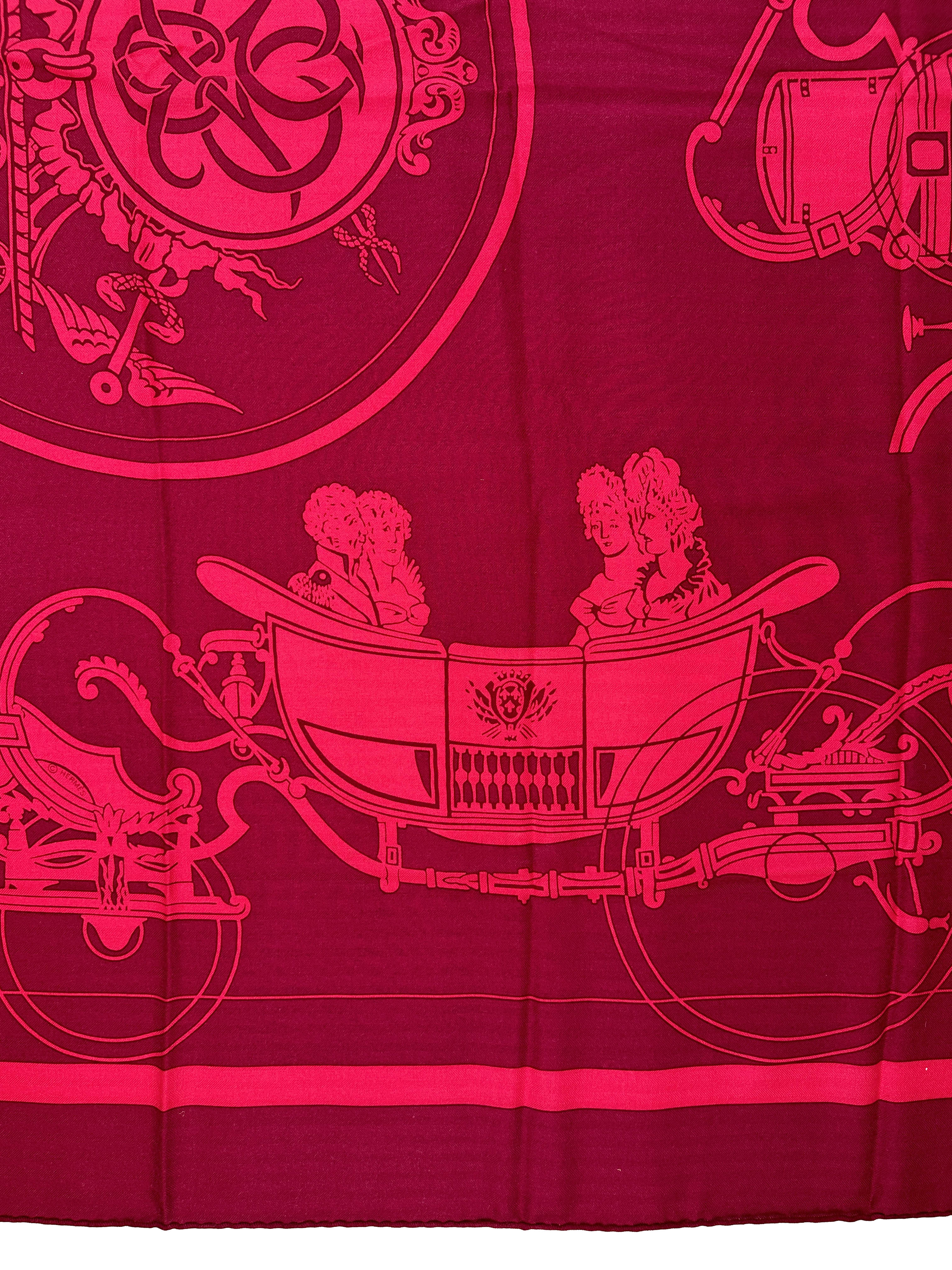 Hermès Ex-Libris Cashmere Silk 140