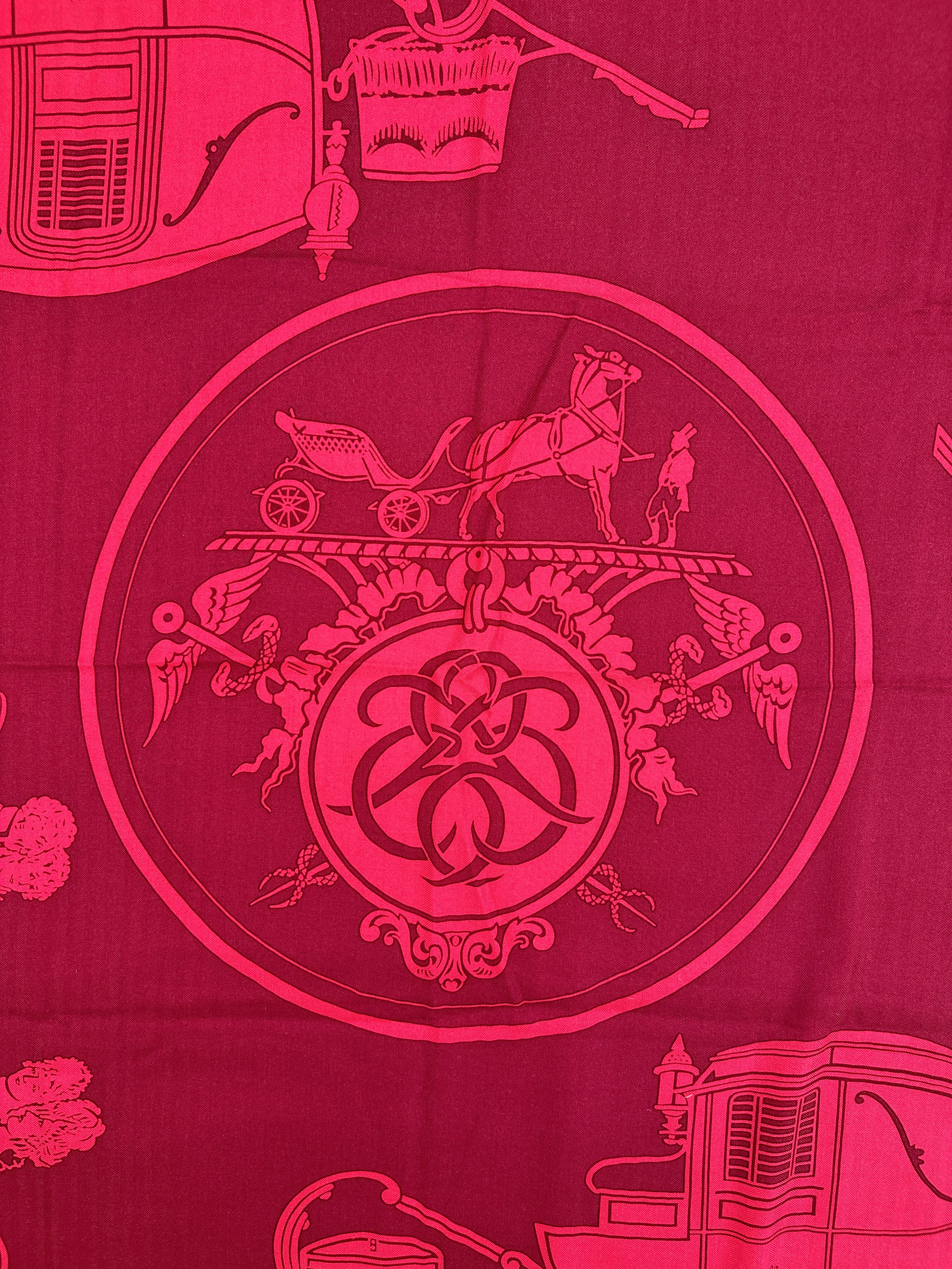 Hermès Ex-Libris Cashmere Silk 140