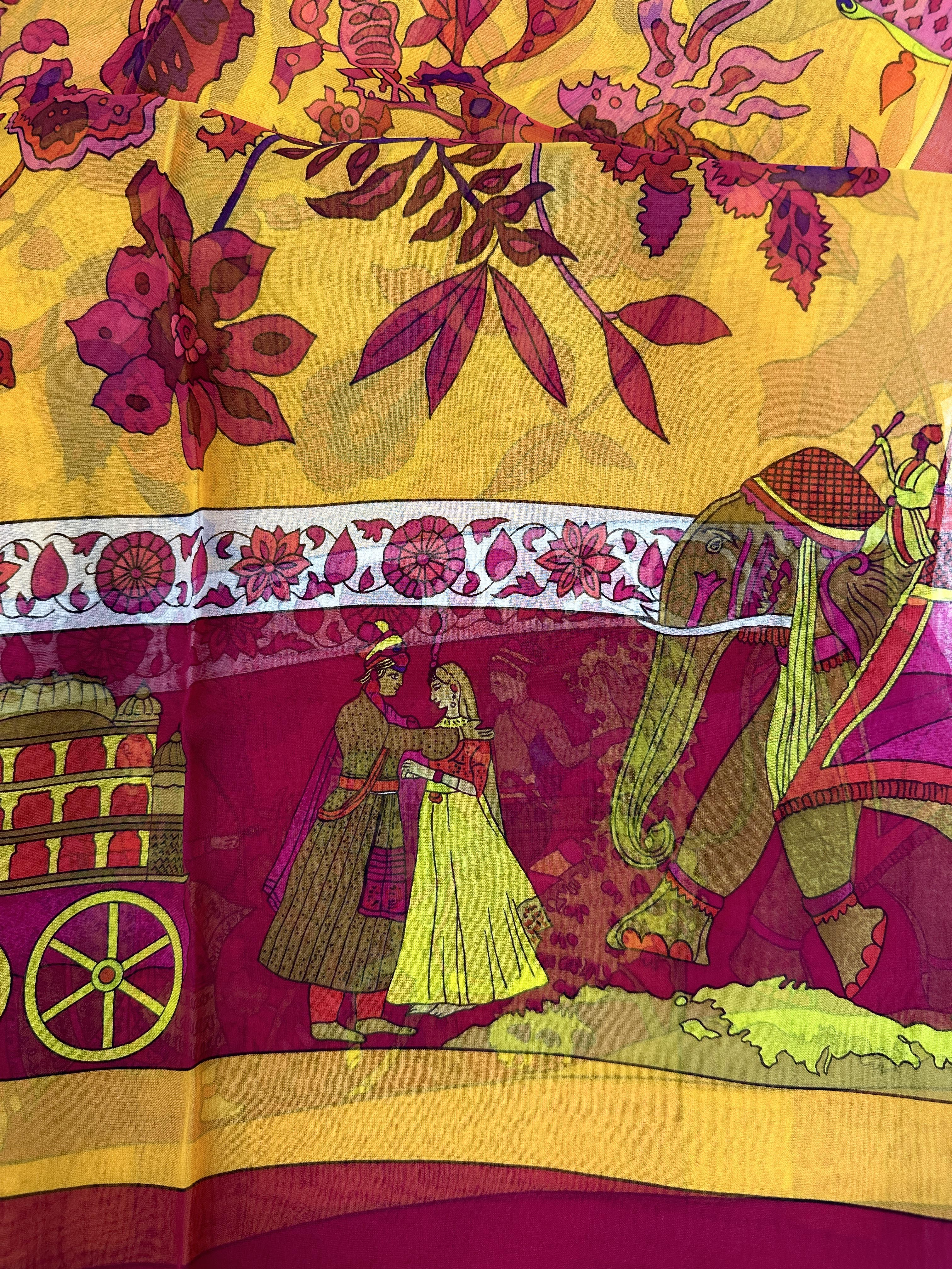 Hermès Fantaisies Indiennes Mousseline 140