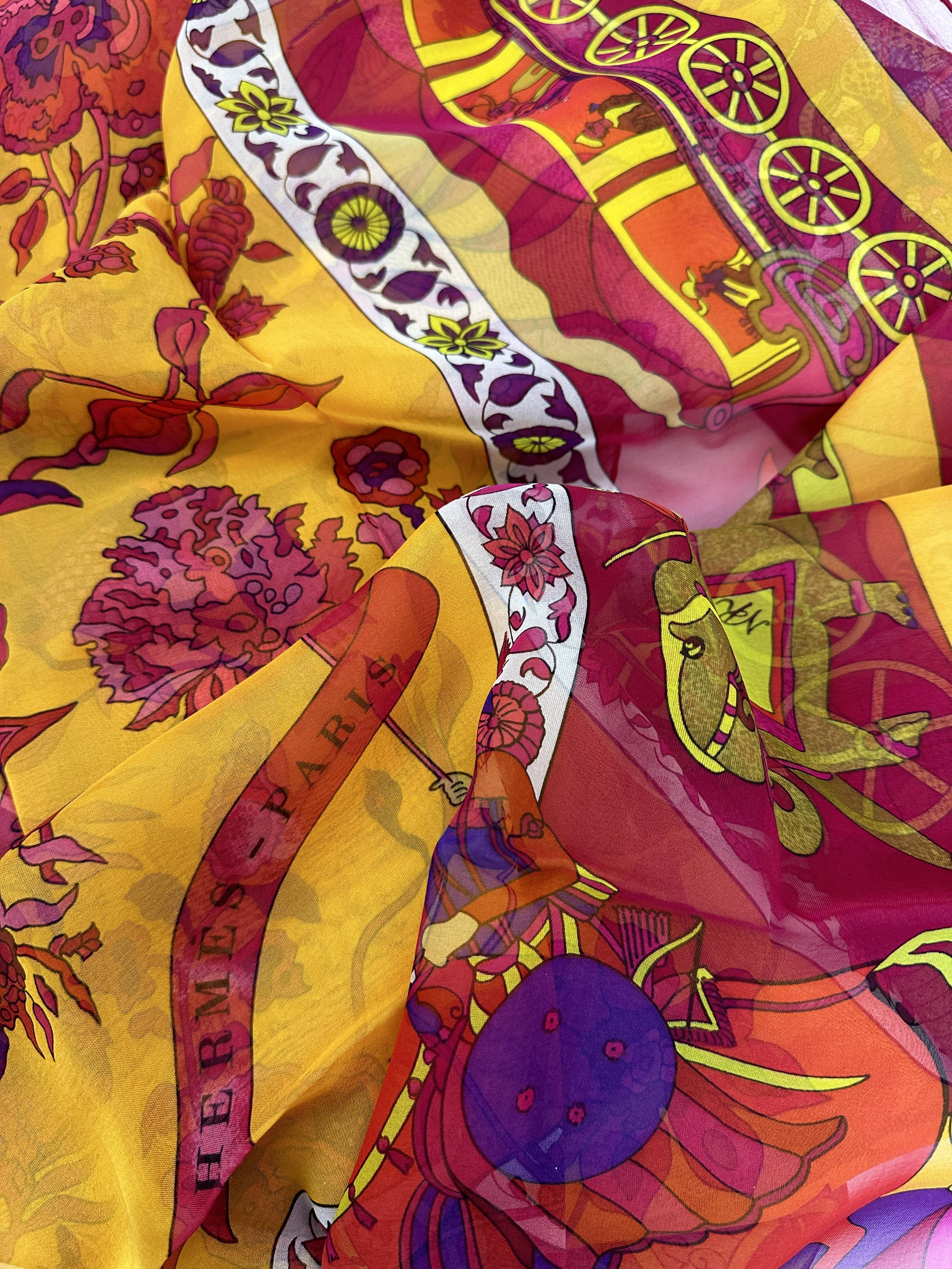 Hermès Fantaisies Indiennes Mousseline 140