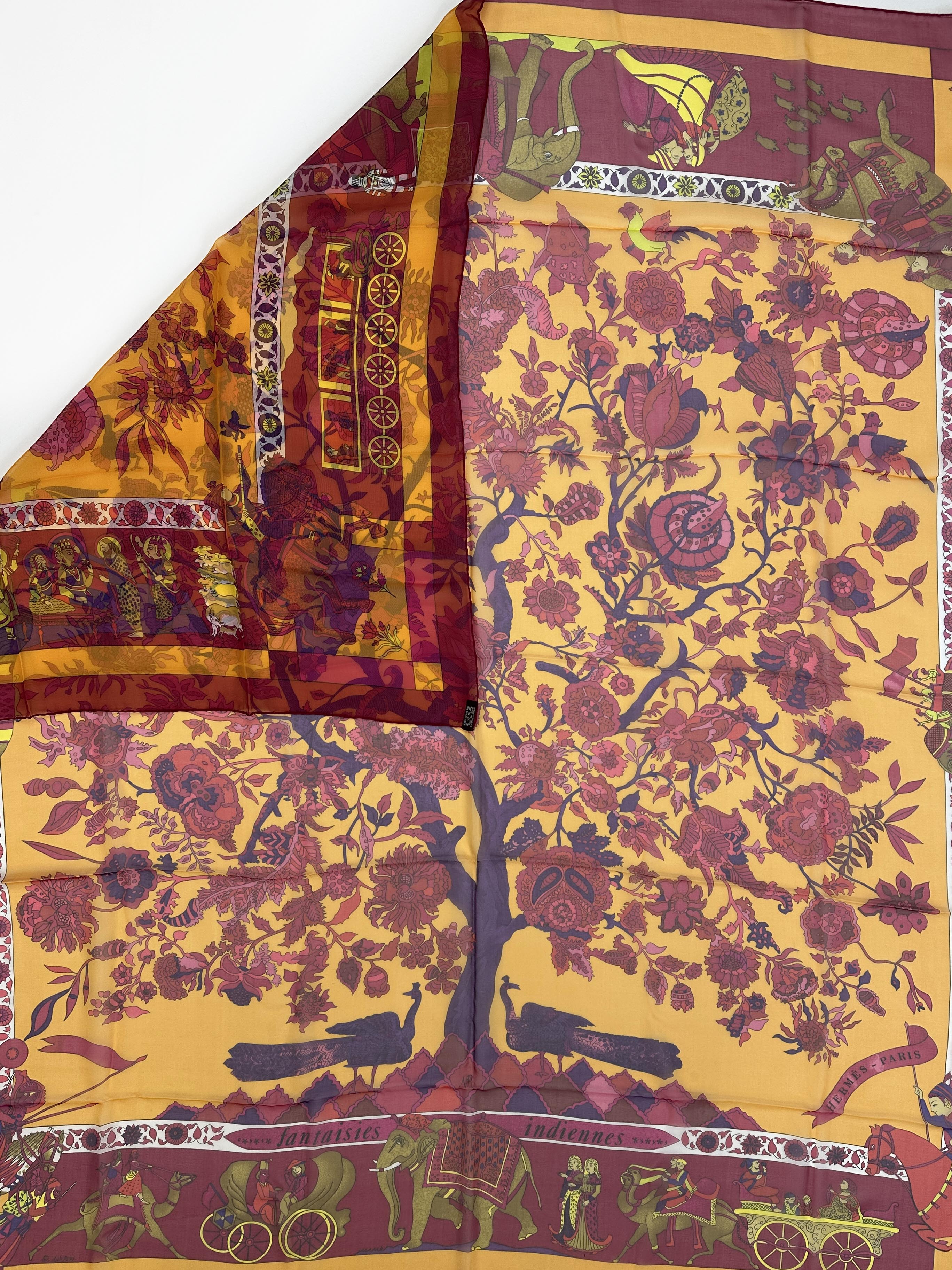 Hermès Fantaisies Indiennes Mousseline 140