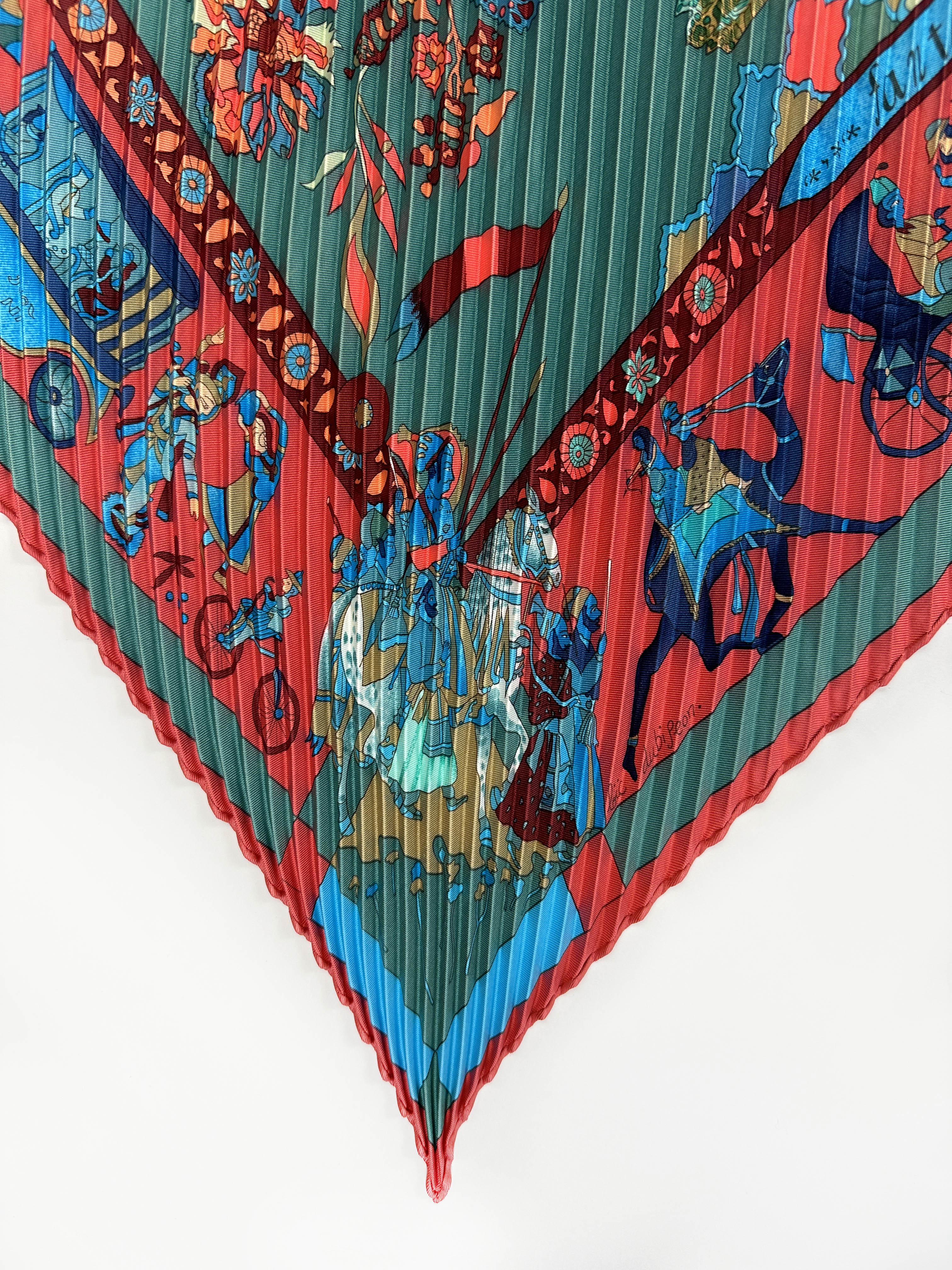 Hermès Fantaisies Indiennes Plissé 90
