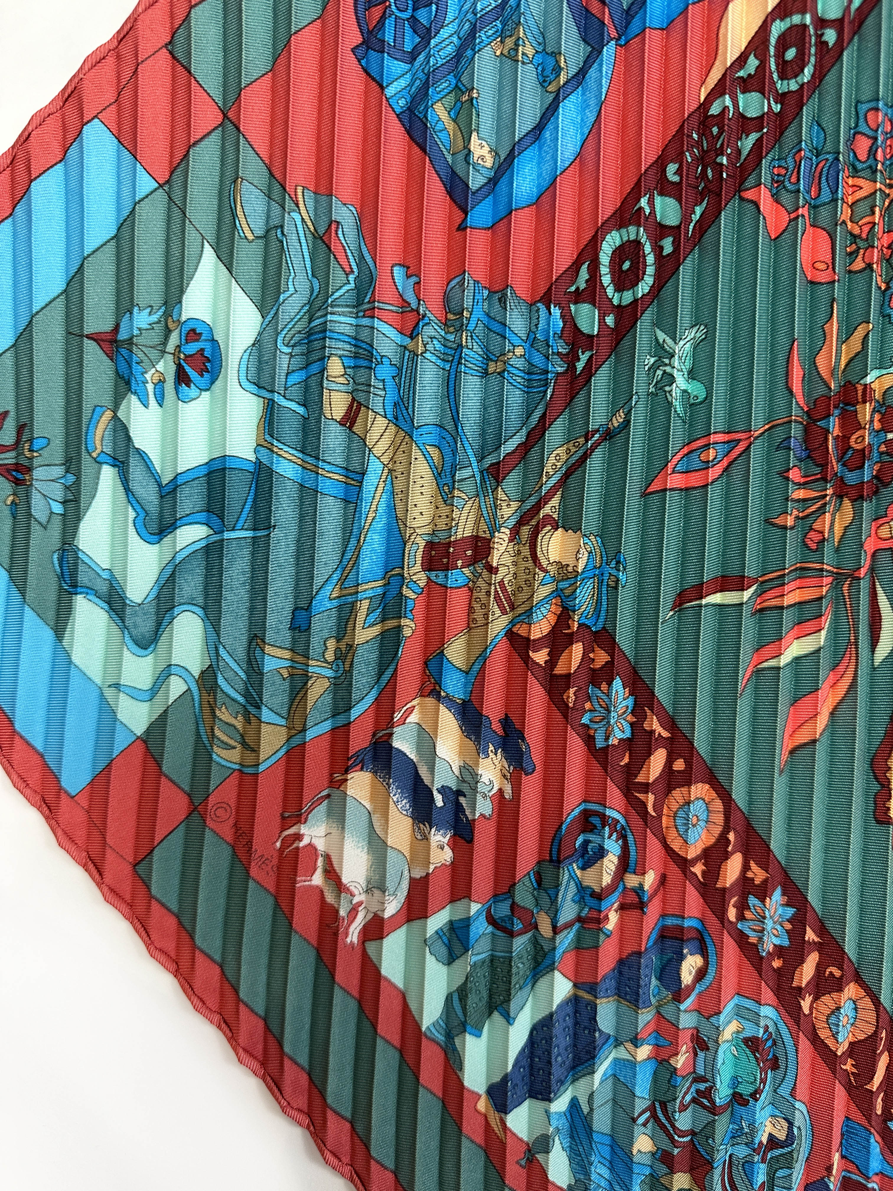 Hermès Fantaisies Indiennes Plissé 90