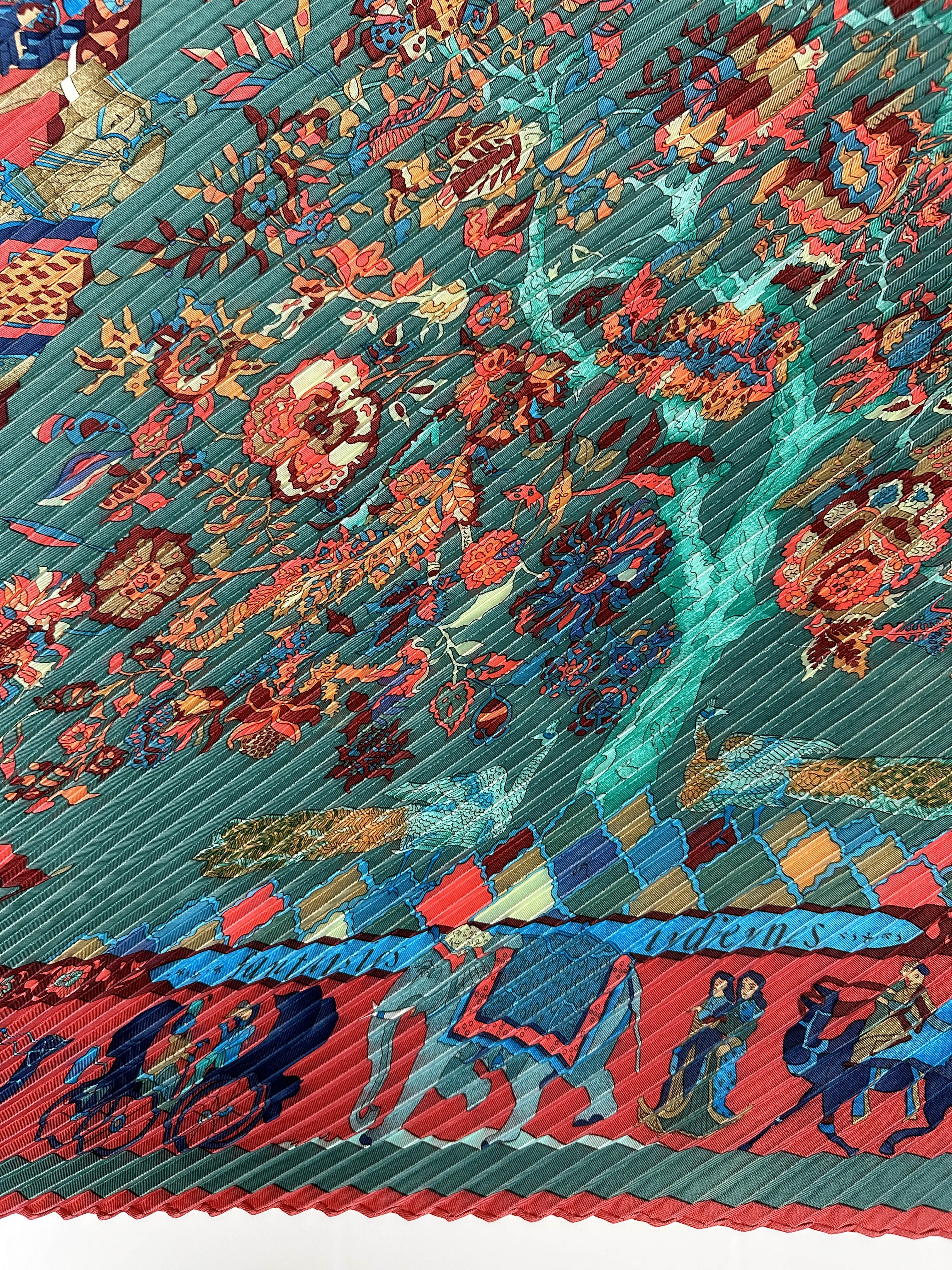 Hermès Fantaisies Indiennes Plissé 90