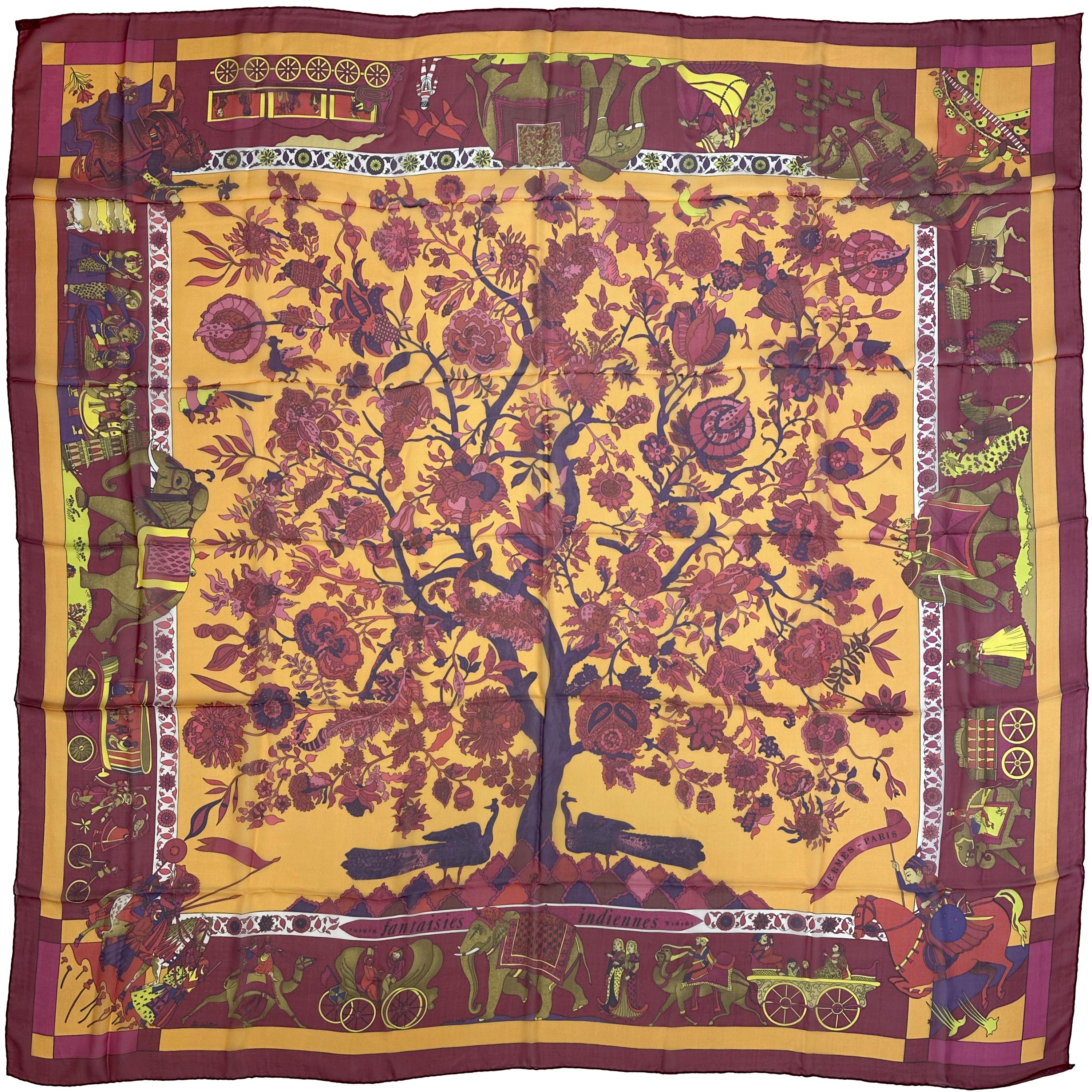 Hermès Fantaisies Indiennes Mousseline 140