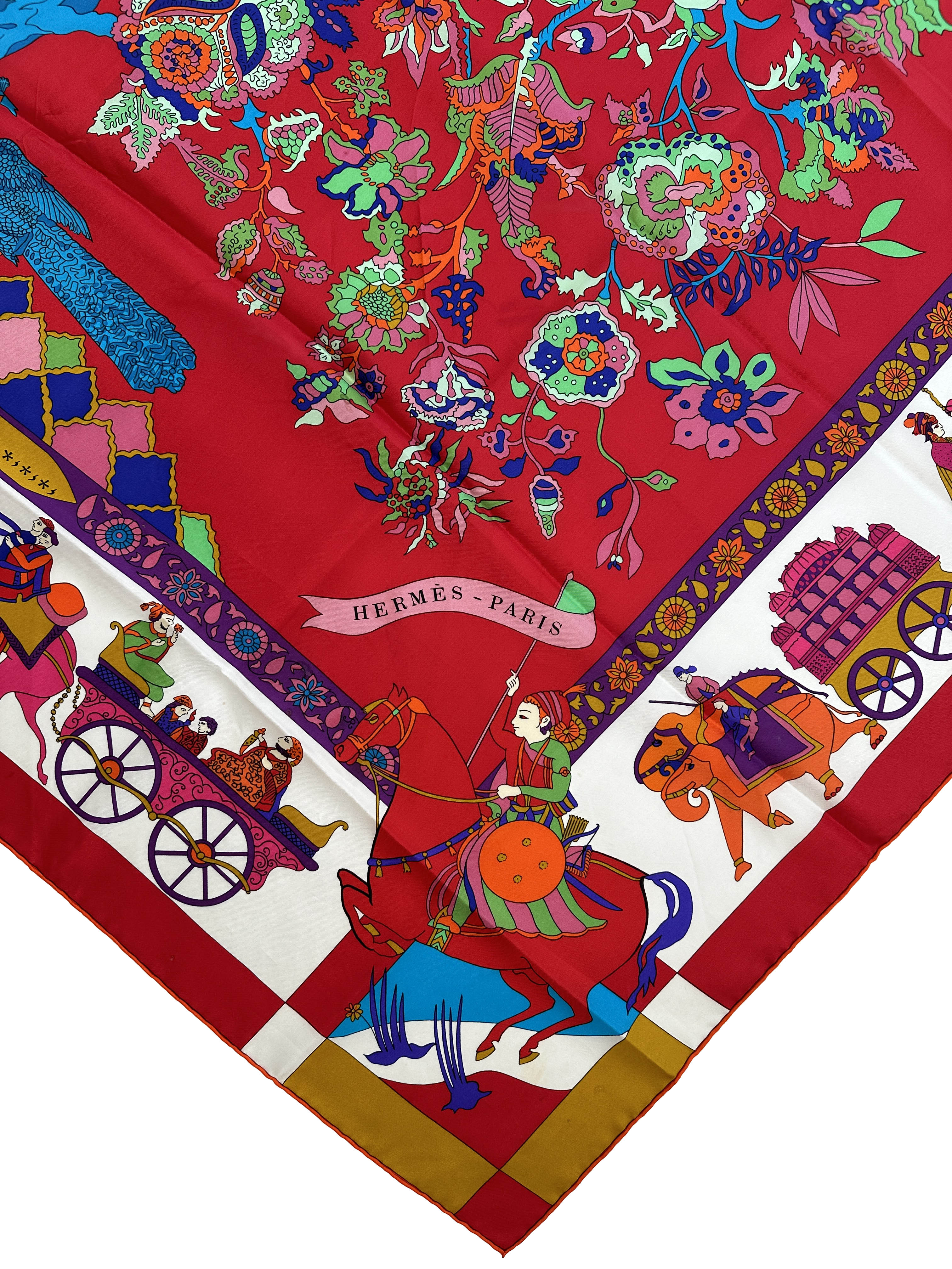 Hermès Fantaisies Indiennes Silk 140